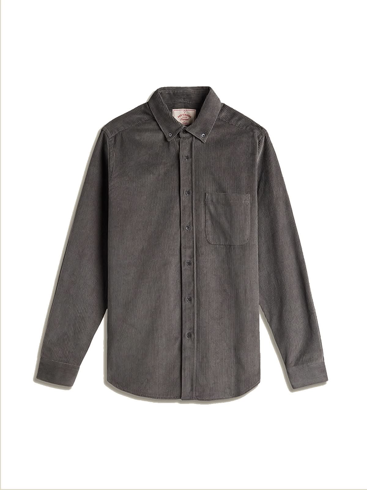 Portuguese Flannel Lobo Shirt Grey