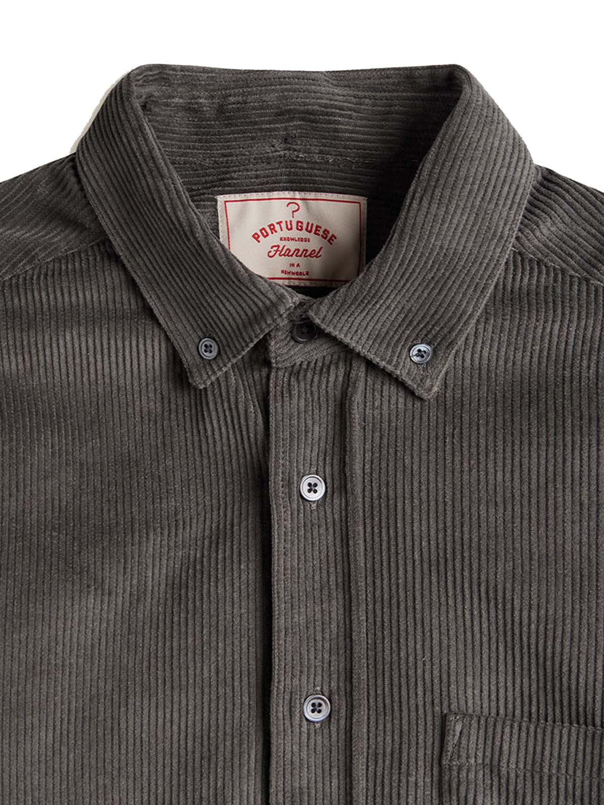 Portuguese Flannel Lobo Shirt Grey