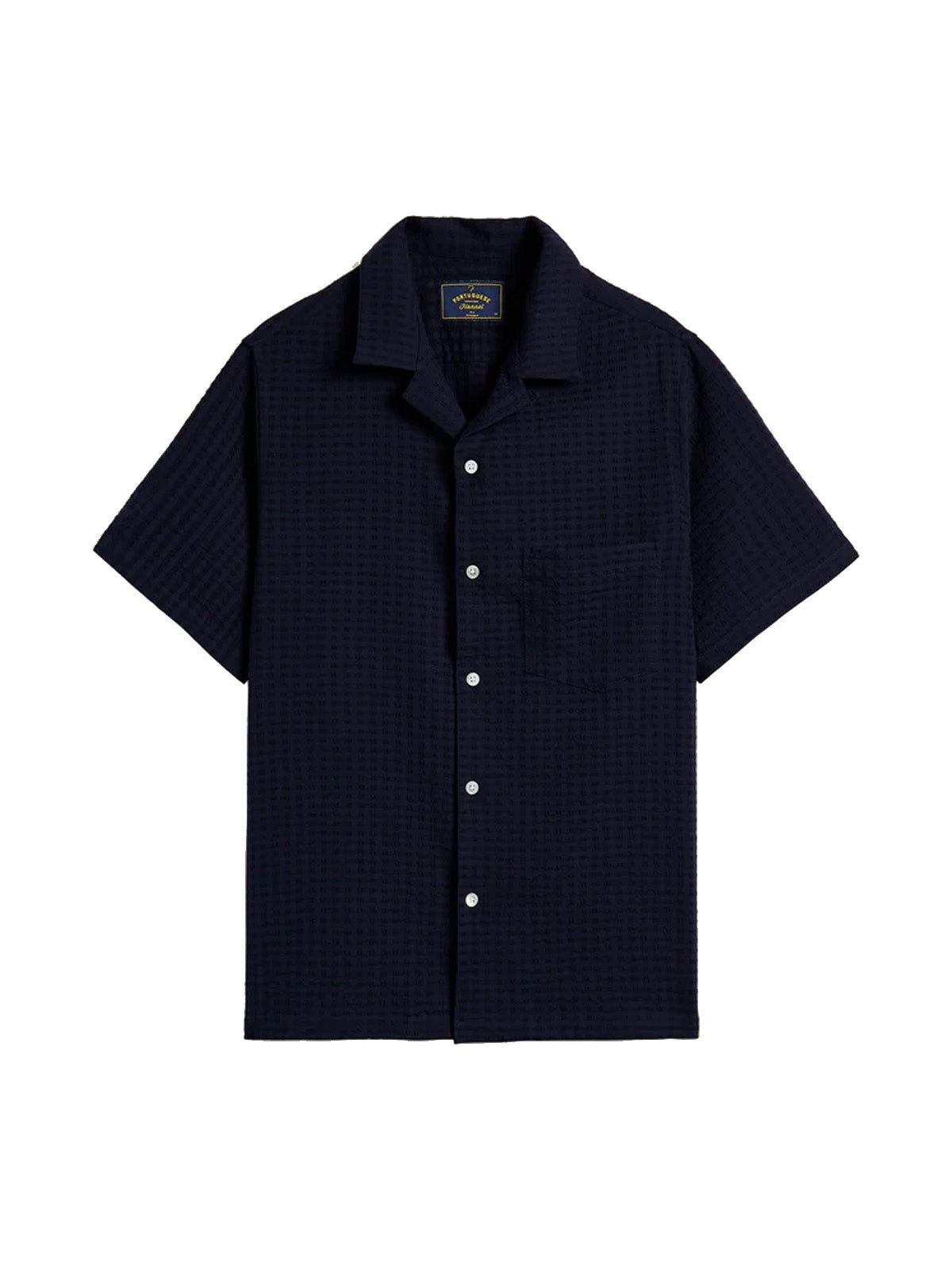 Portuguese Flannel SS Shirt Mondego Navy