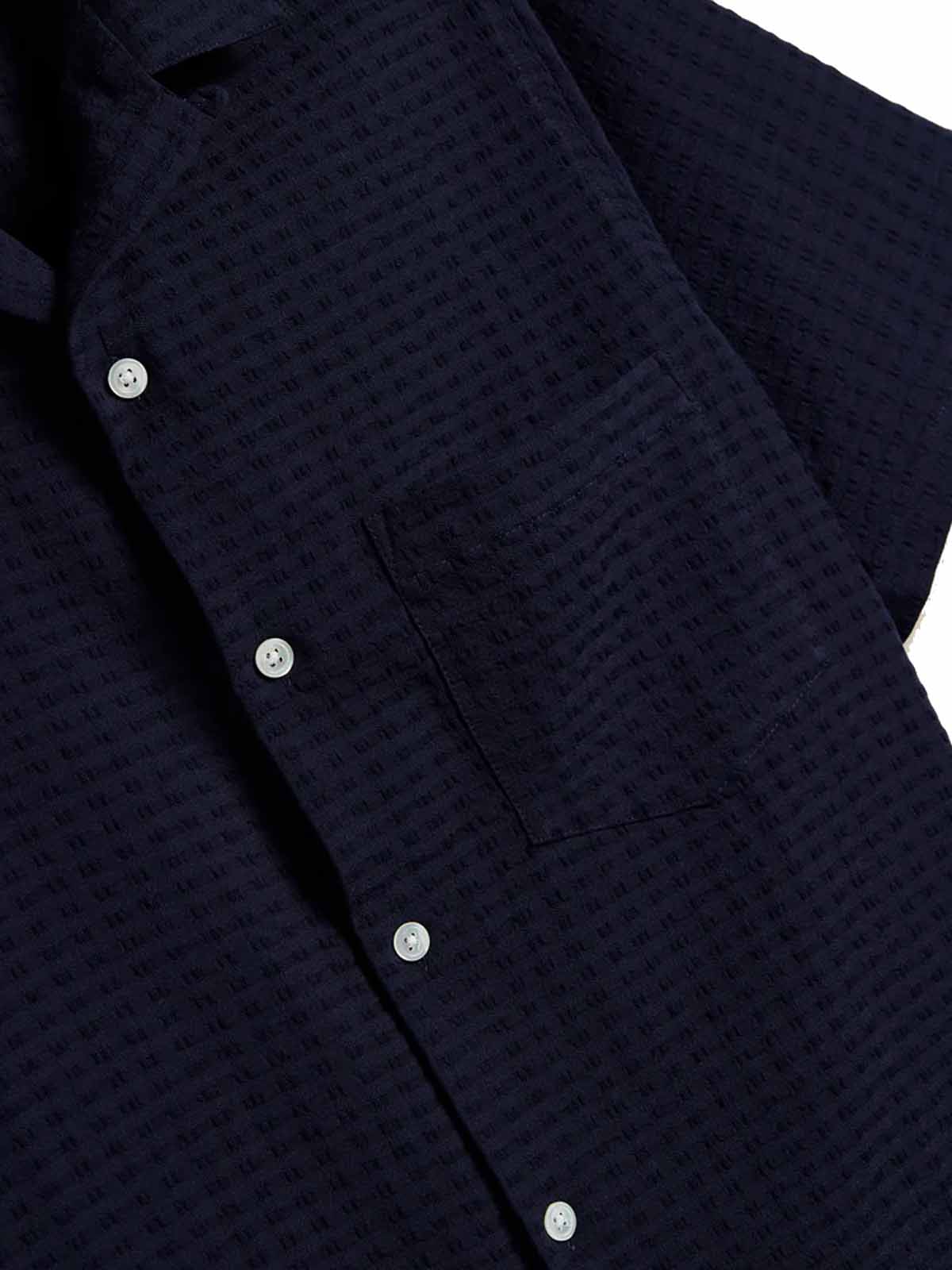 Portuguese Flannel SS Shirt Mondego Navy