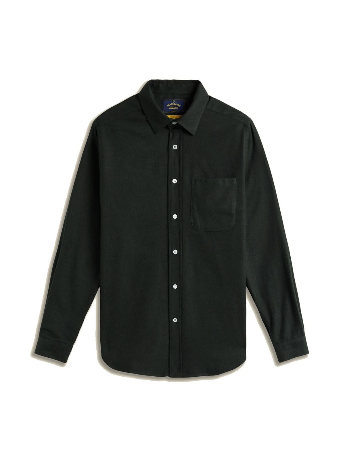Portuguese Flannel Shirt Teca Forest