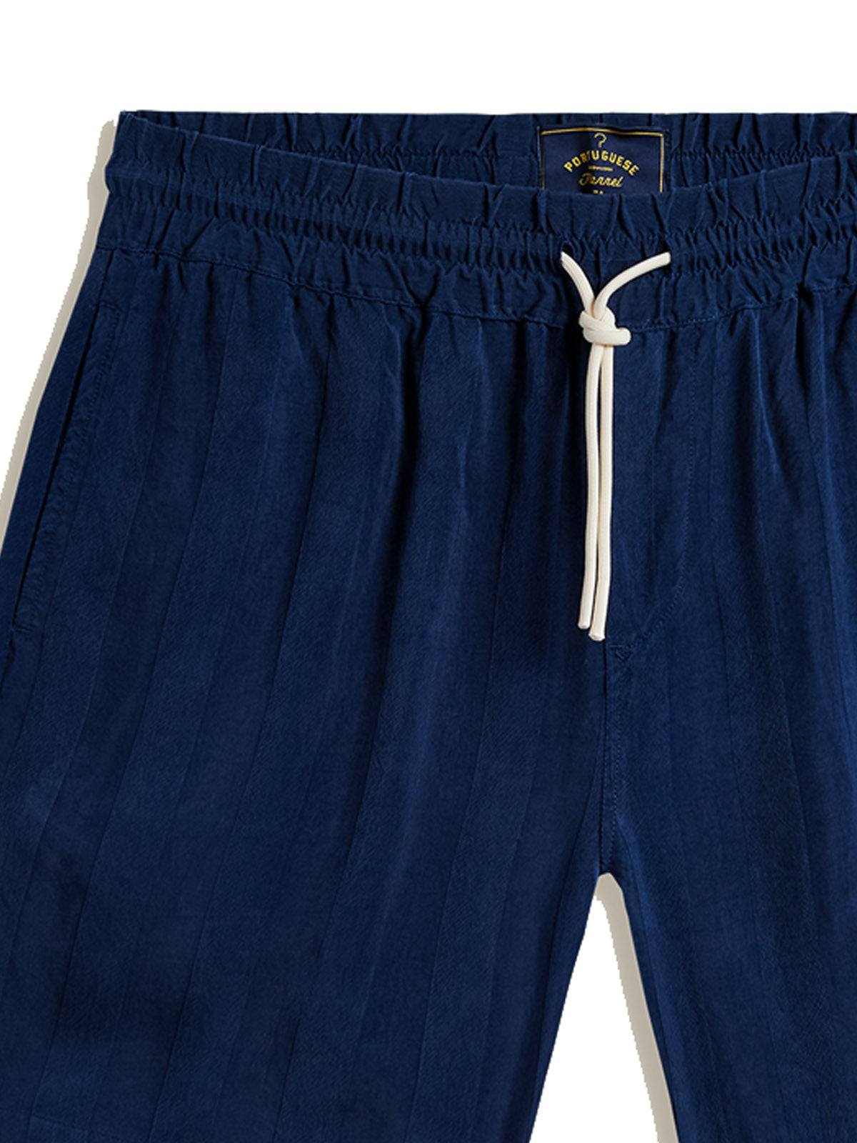 Portuguese Flannel Cupro Shorts Blue