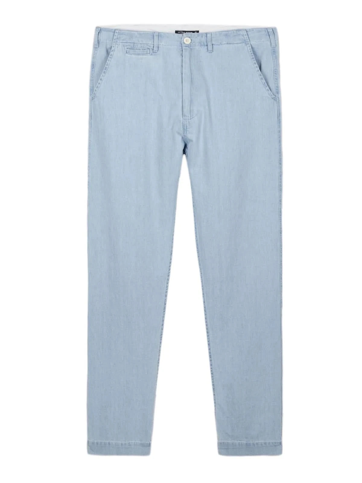 Portuguese Flannel Denim Trousers Light Blue