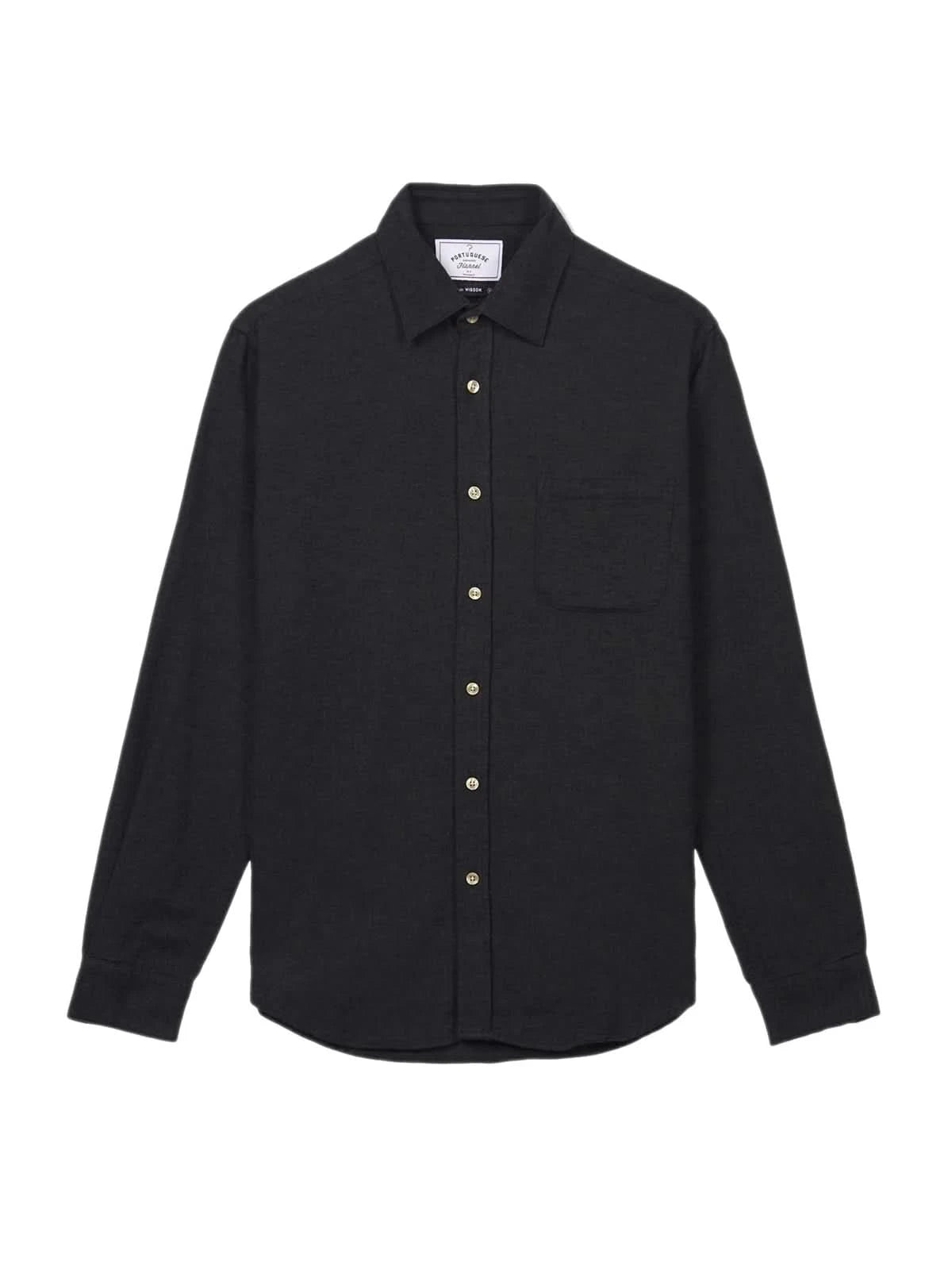 Portuguese Flannel Shirt Teca Grey