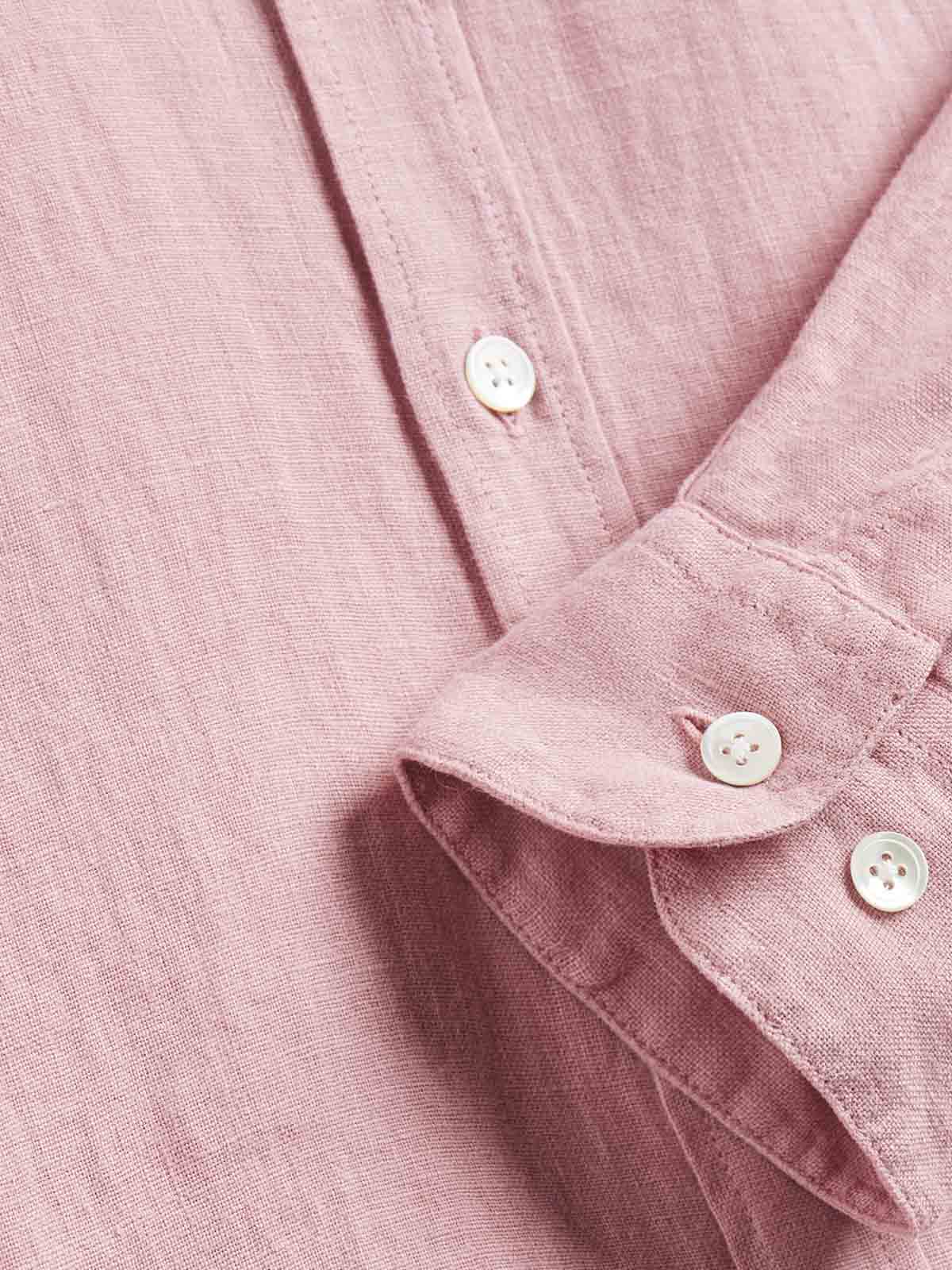 Portuguese Flannel Linen Shirt LS Rose