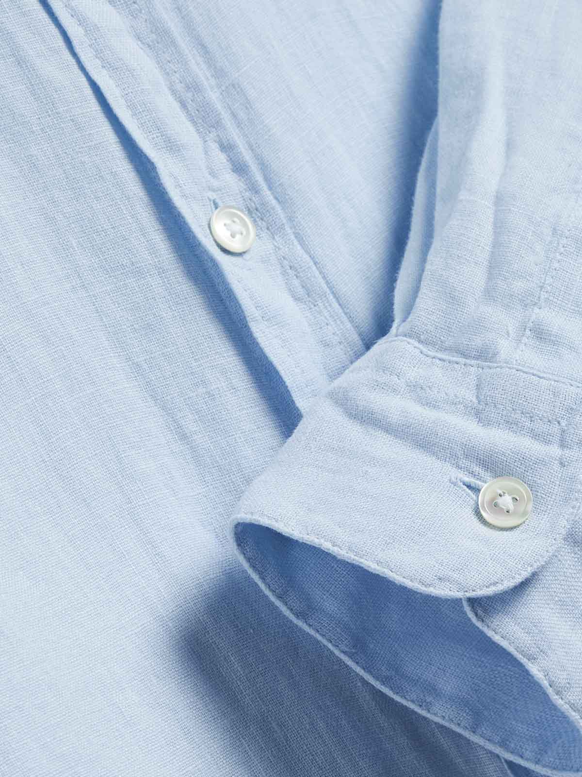 Portuguese Flannel Linen Shirt LS Sky