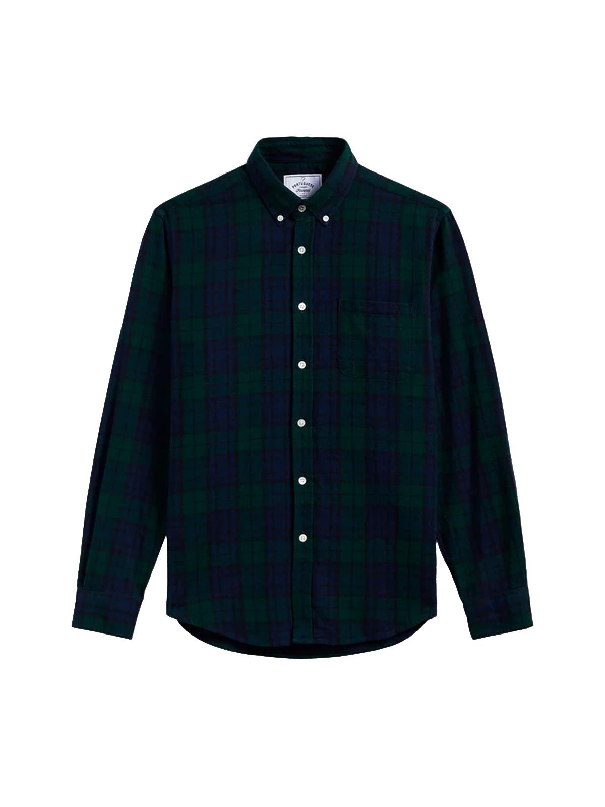Portuguese Flannel LS Shirt Bonfim Green