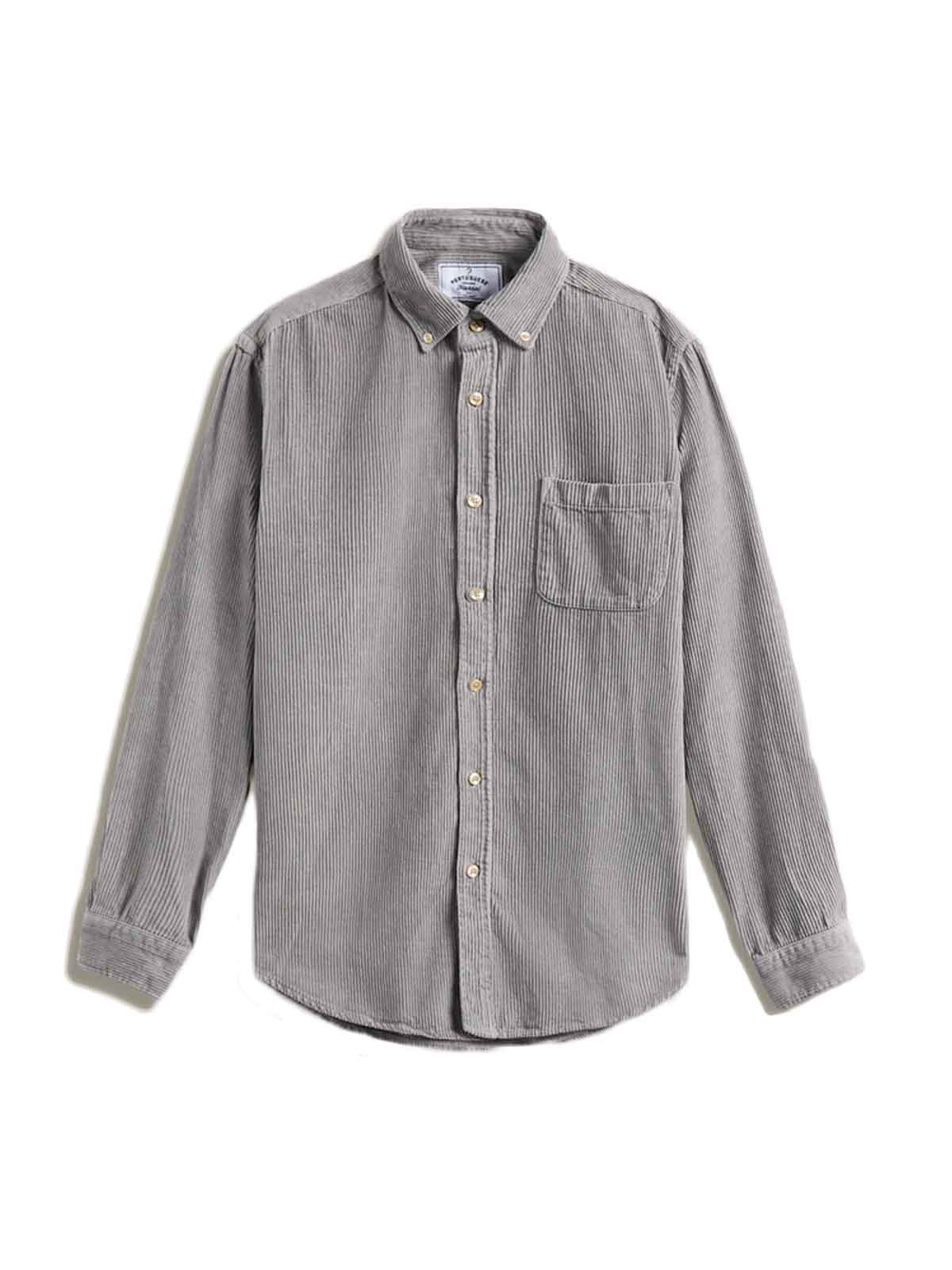 Portuguese Flannel Lobo Shirt Grey