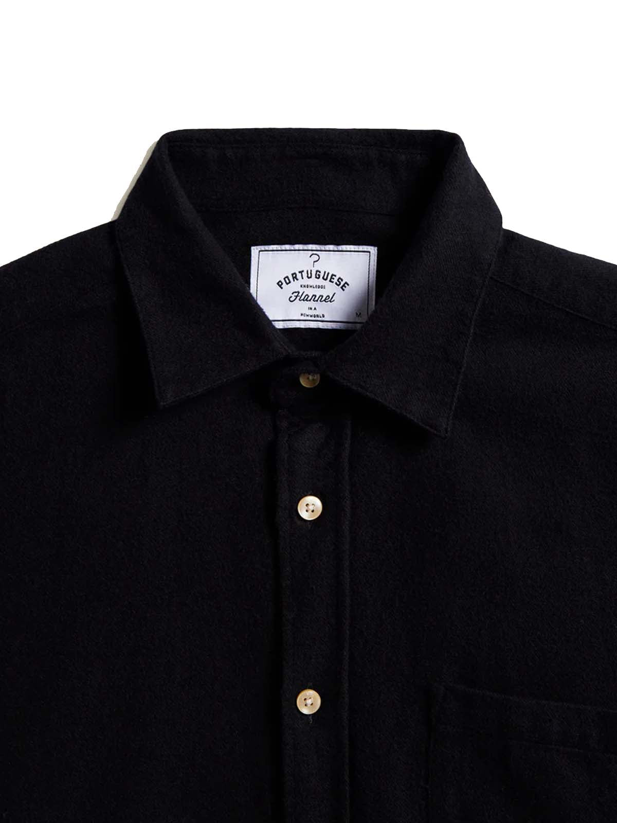 Portuguese Flannel Teca Black