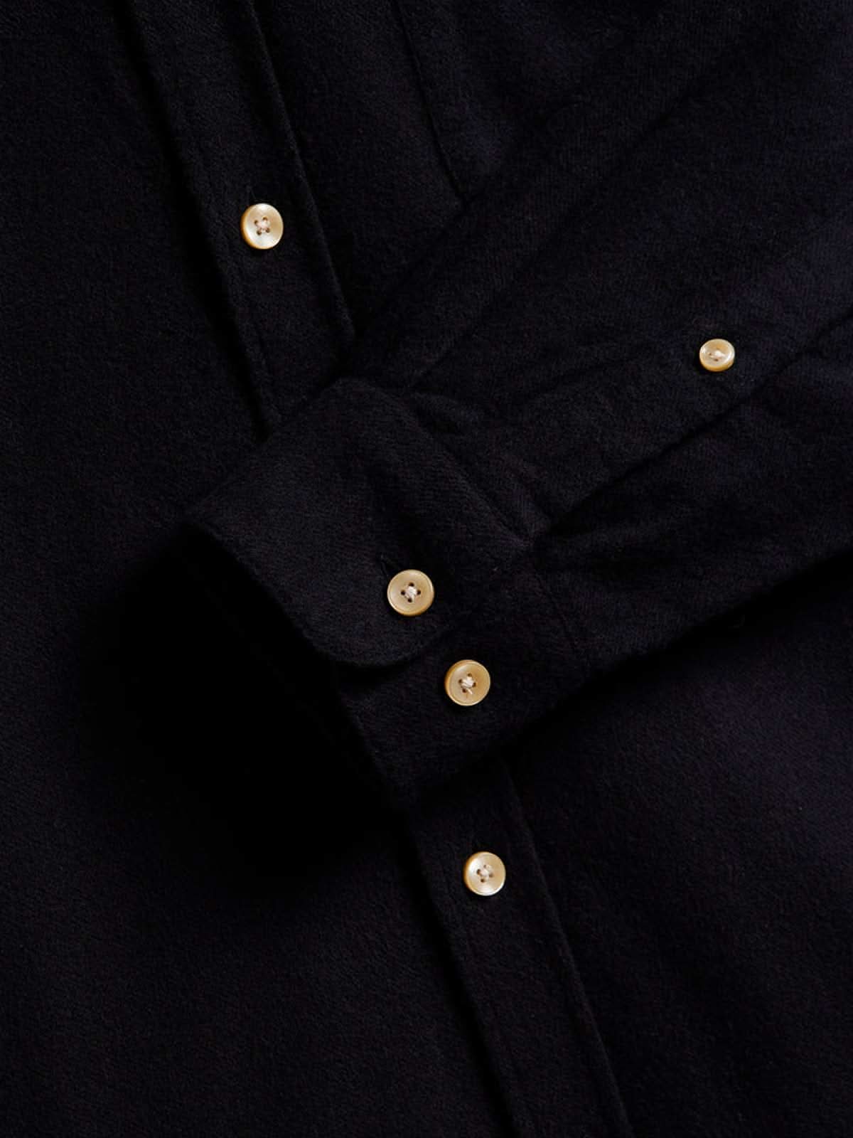 Portuguese Flannel Teca Black