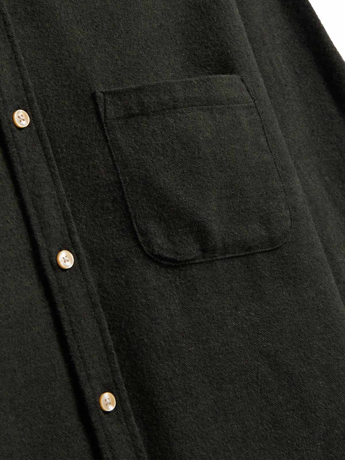Portuguese Flannel Shirt Teca Forest Green