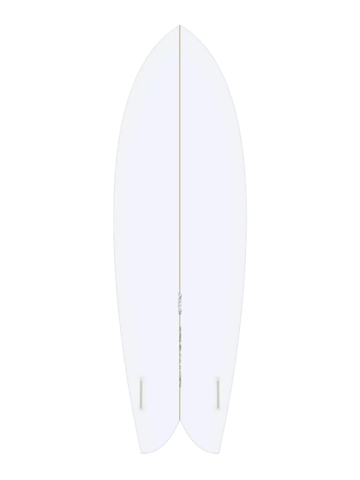Pukas Surfboards Paul (Son of Cobra) Swallow Futures 2-Fin 5'4 PU White