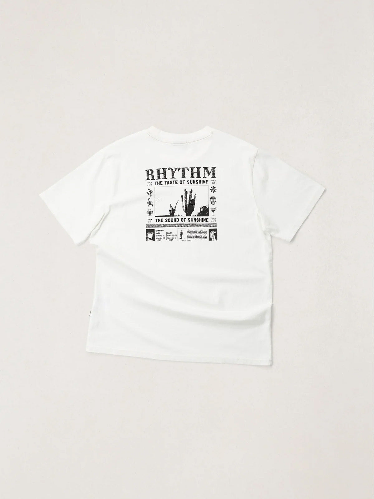 Rhythm Cactus Vintage SS T-Shirt Vintage White