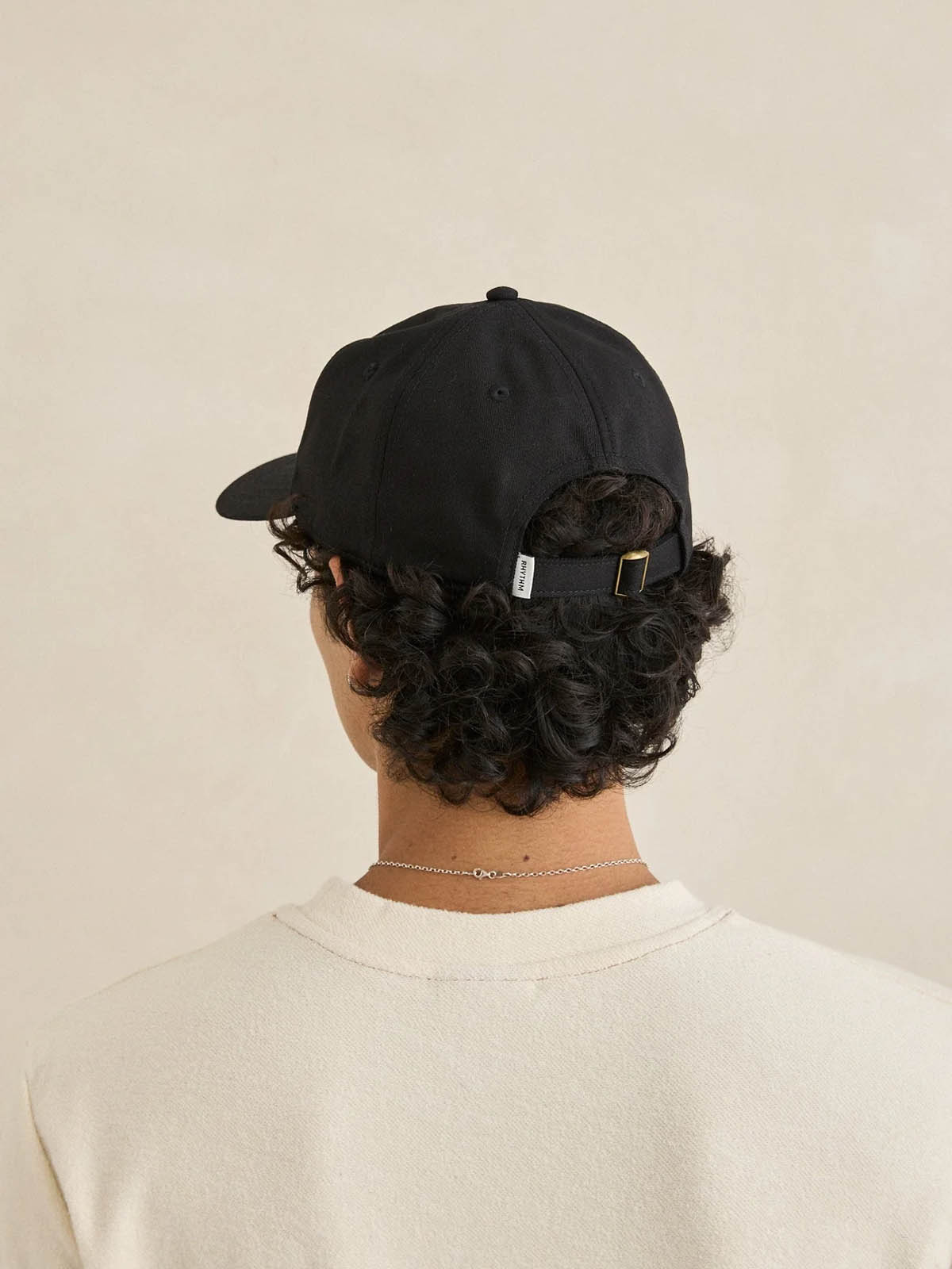 Rhythm Essential Brushed Twill Cap Black