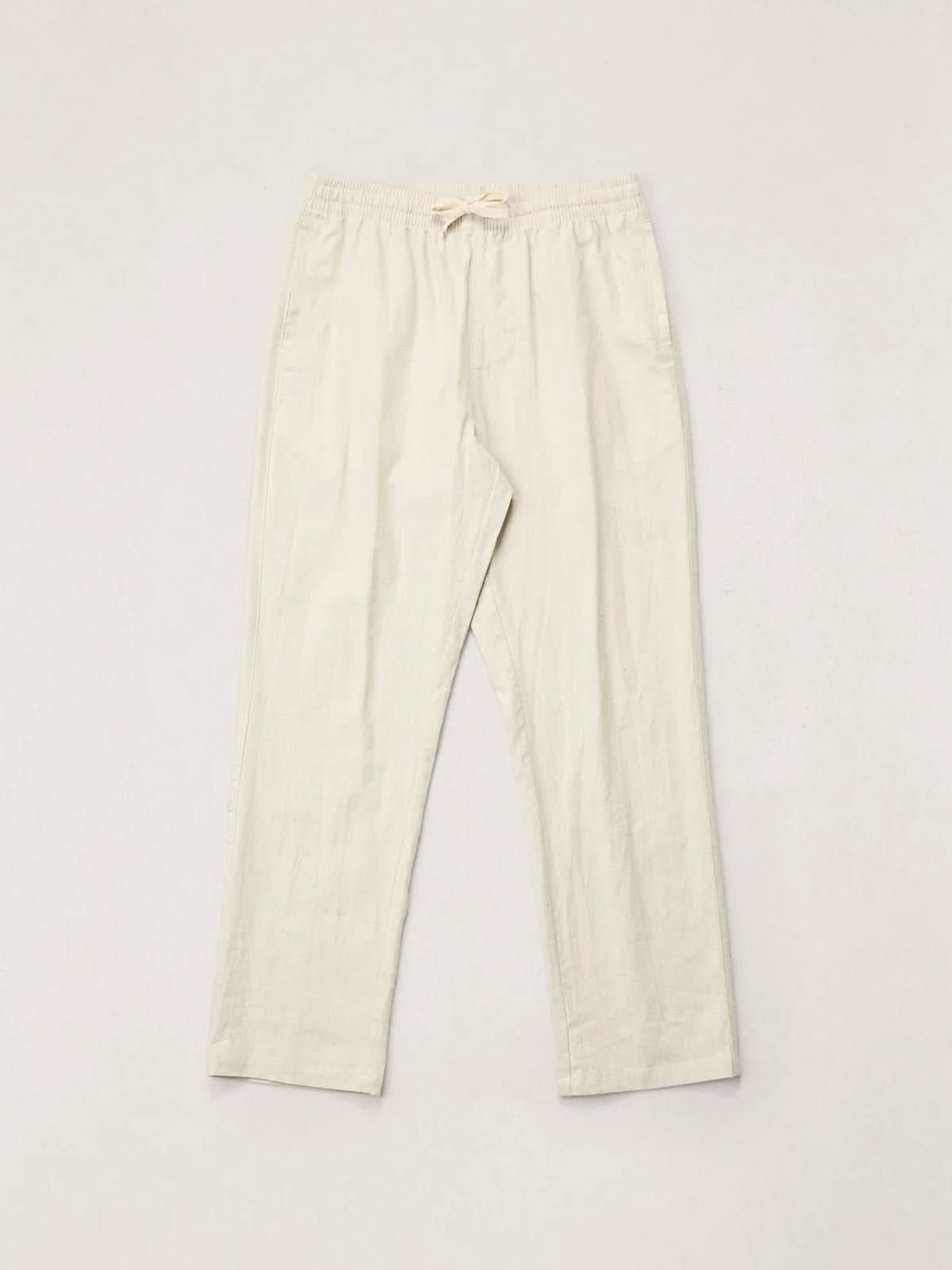 Rhythm Linen Jam Pant Bone