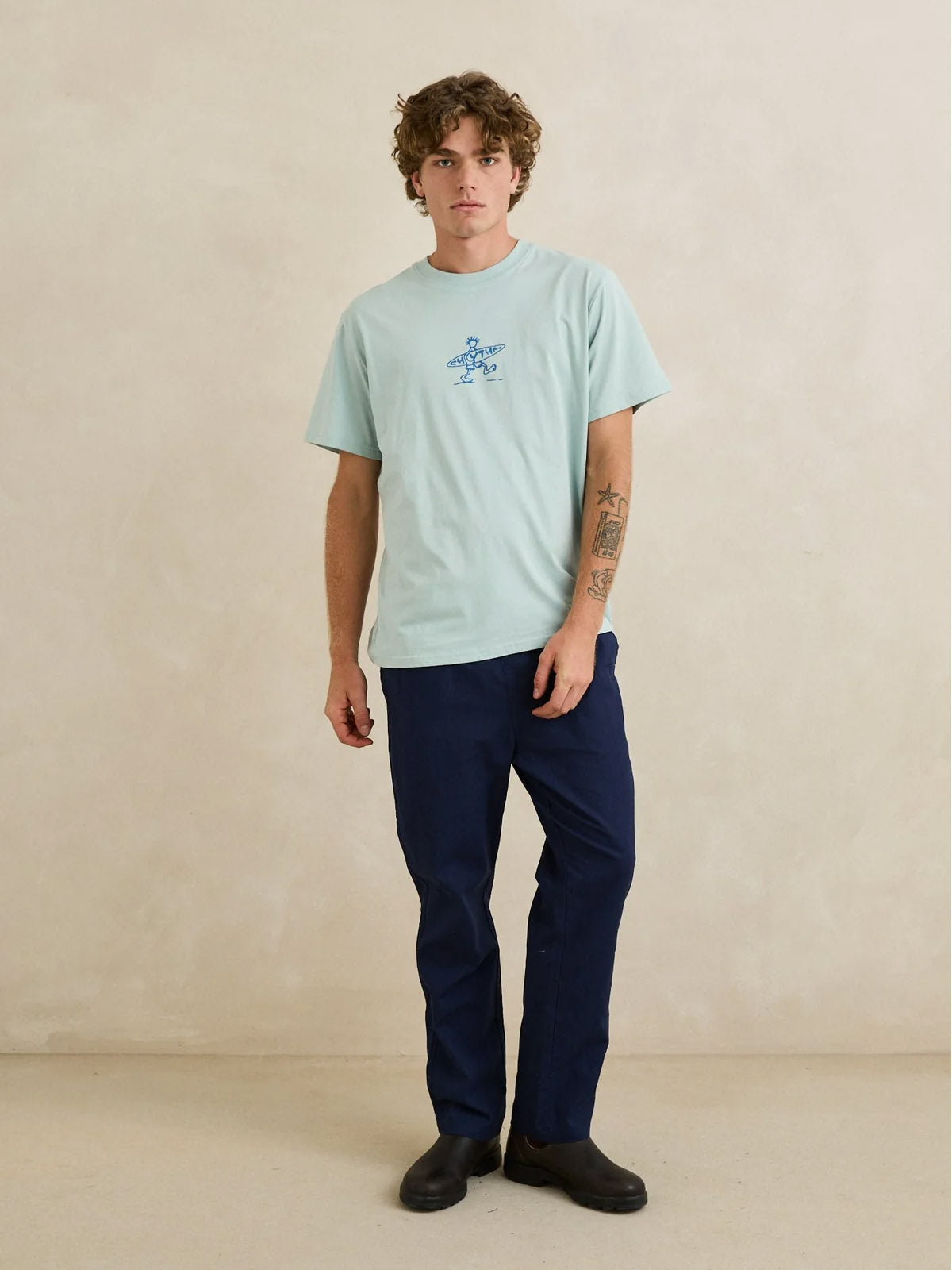 Rhythm Linen Jam Pant Navy