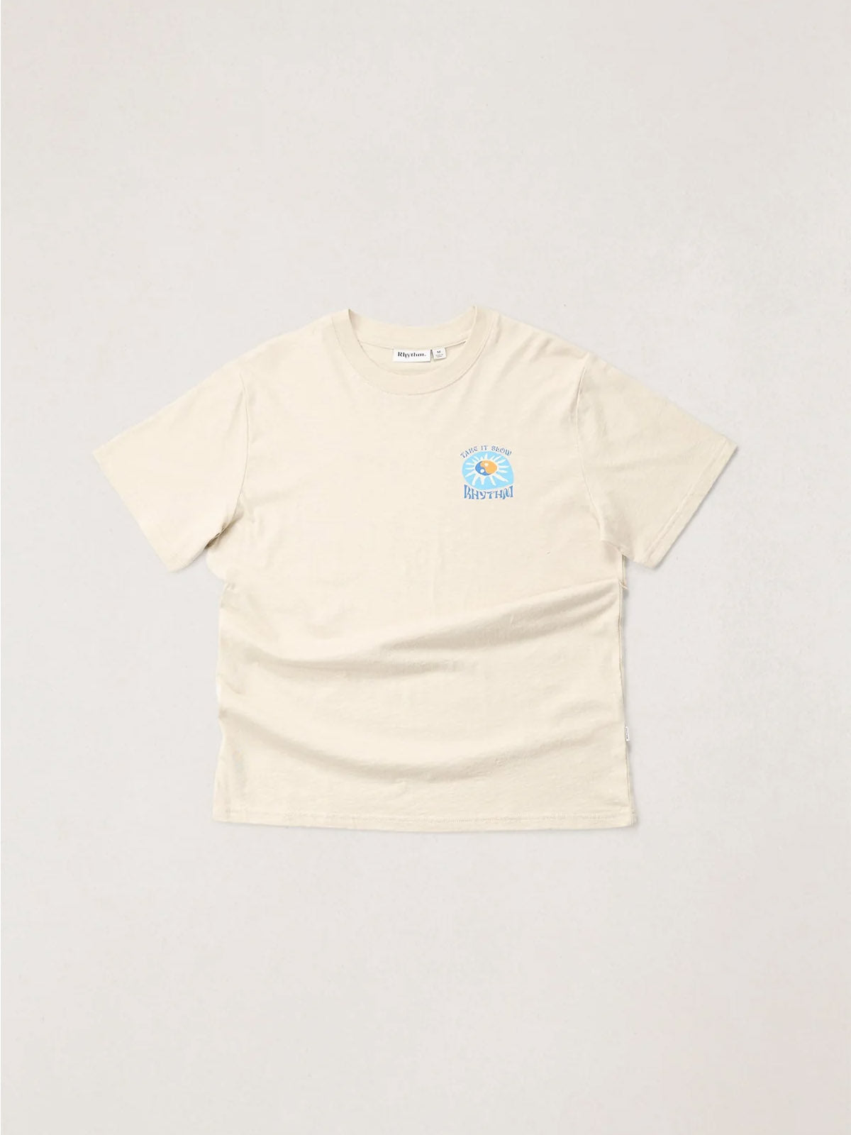 Rhythm Slow Down Slub T-Shirt Moonrock
