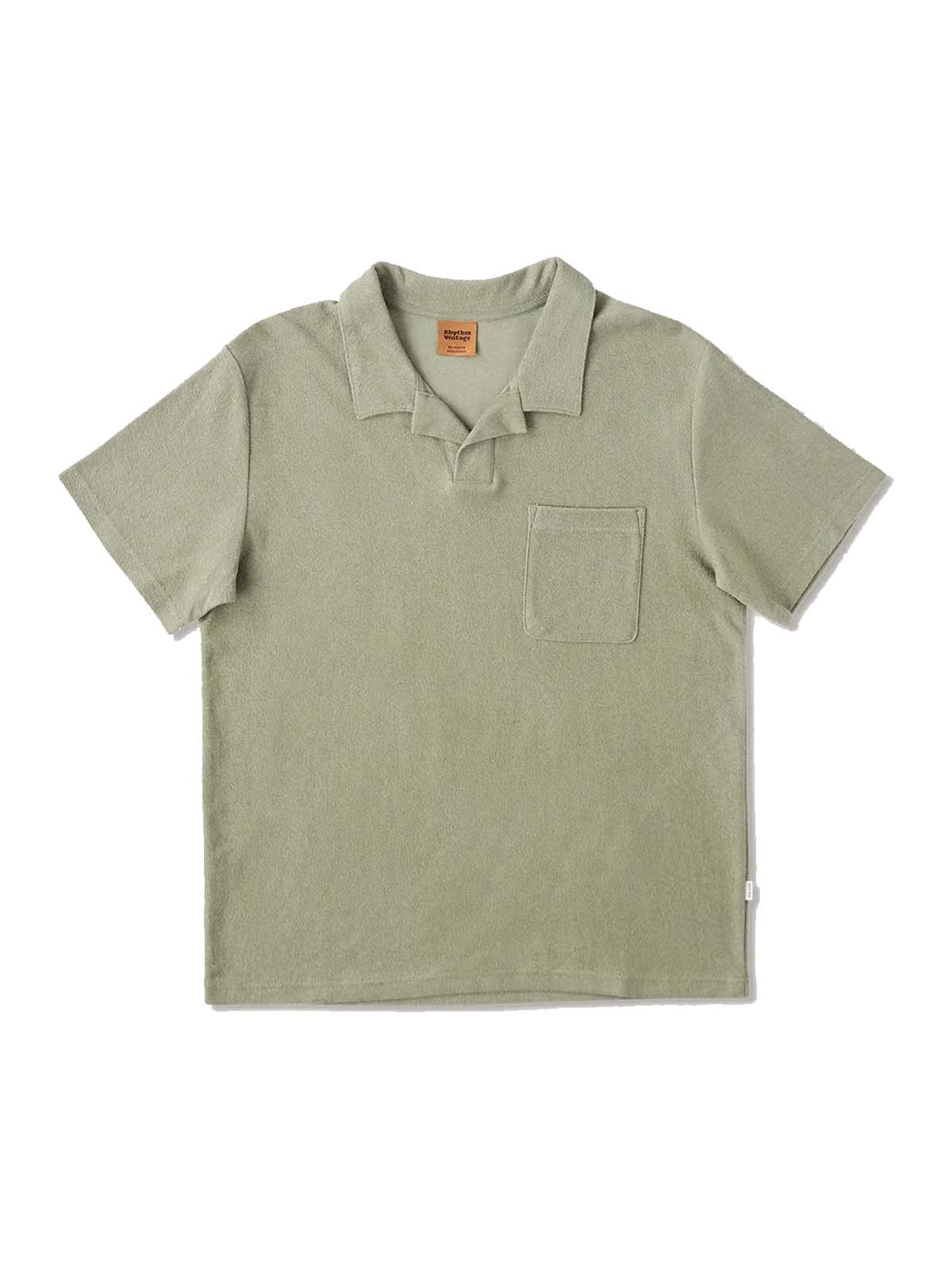 Rhythm Vintage Terry Polo Sage