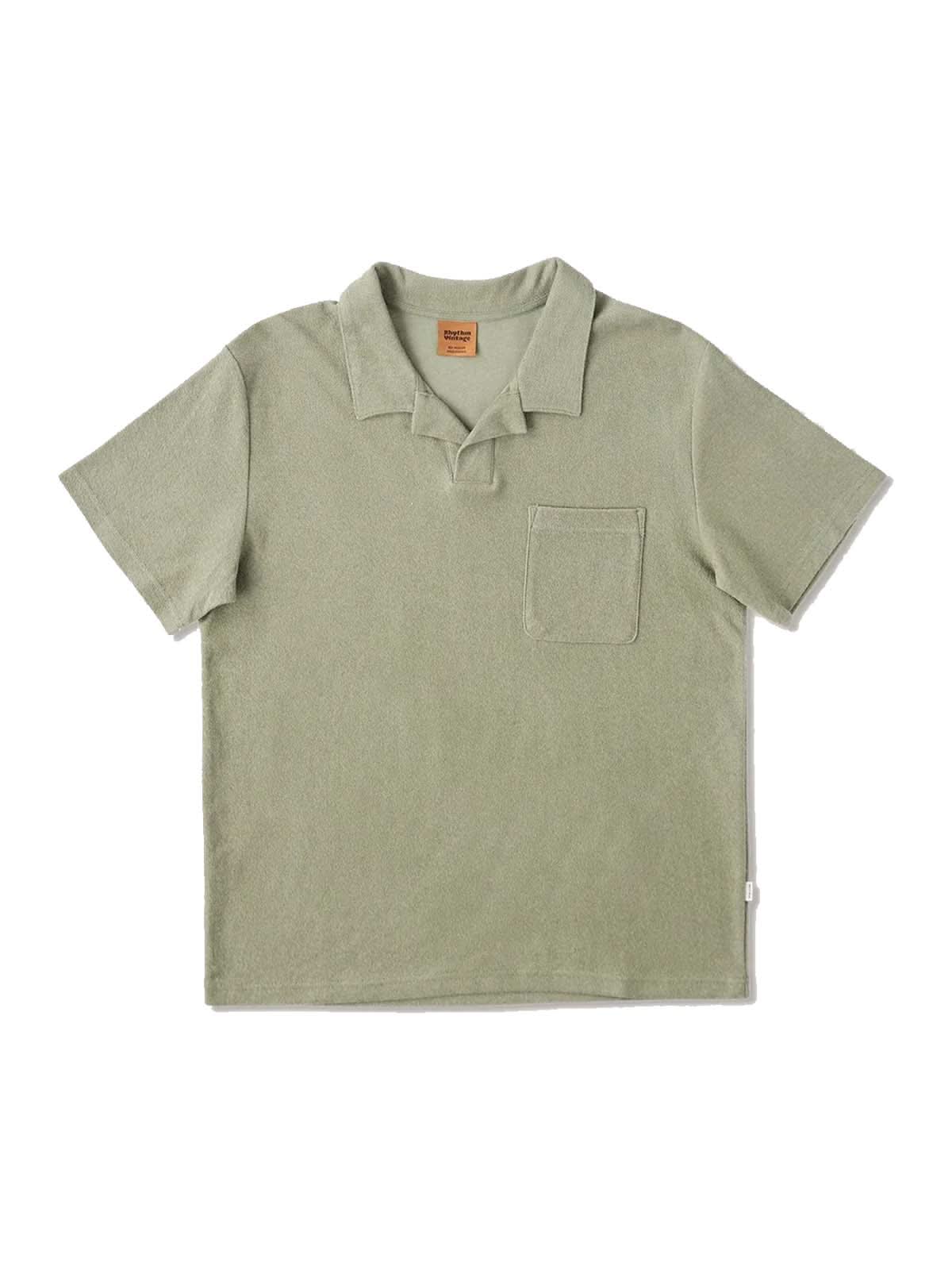 Rhythm Vintage Terry Polo Sage