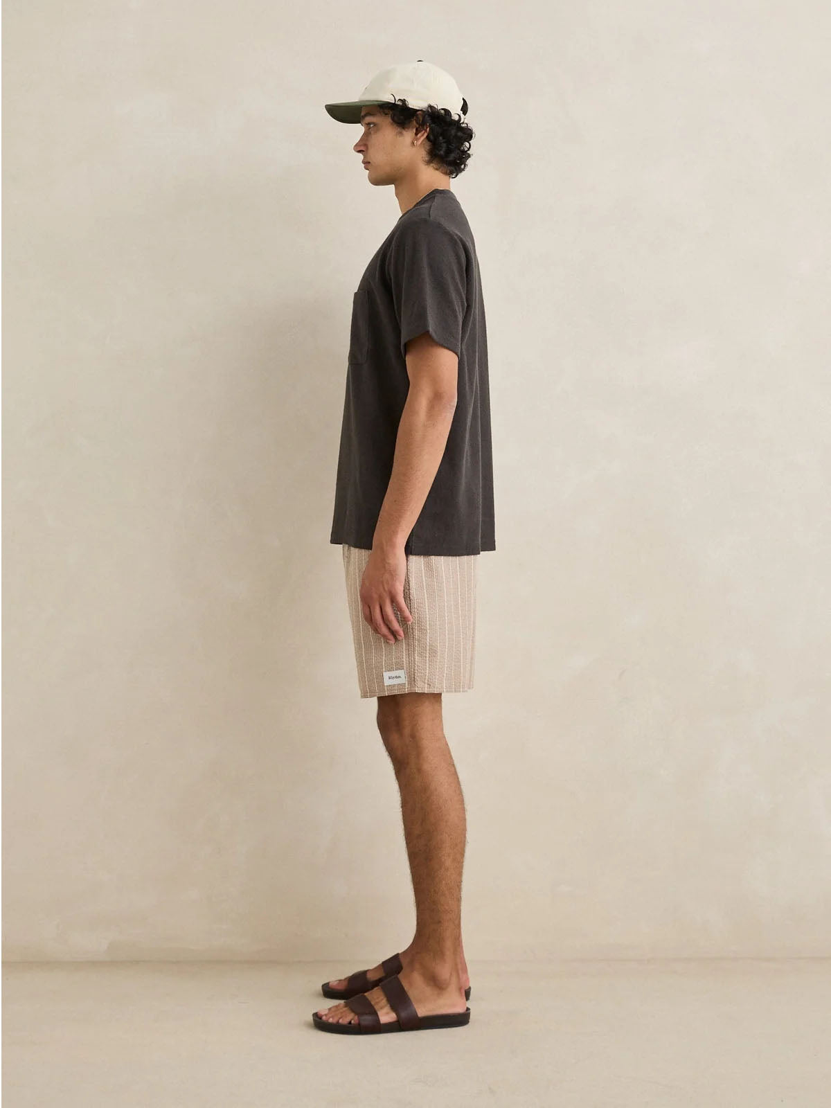 Rhythm Vintage Terry T-Shirt Vintage Black