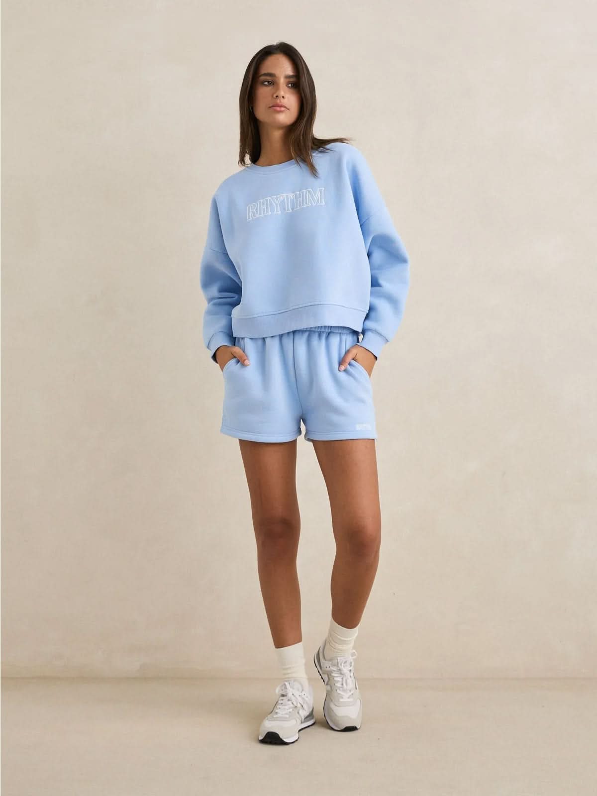 Rhythm Women's Rhythm Fleece Short Sky