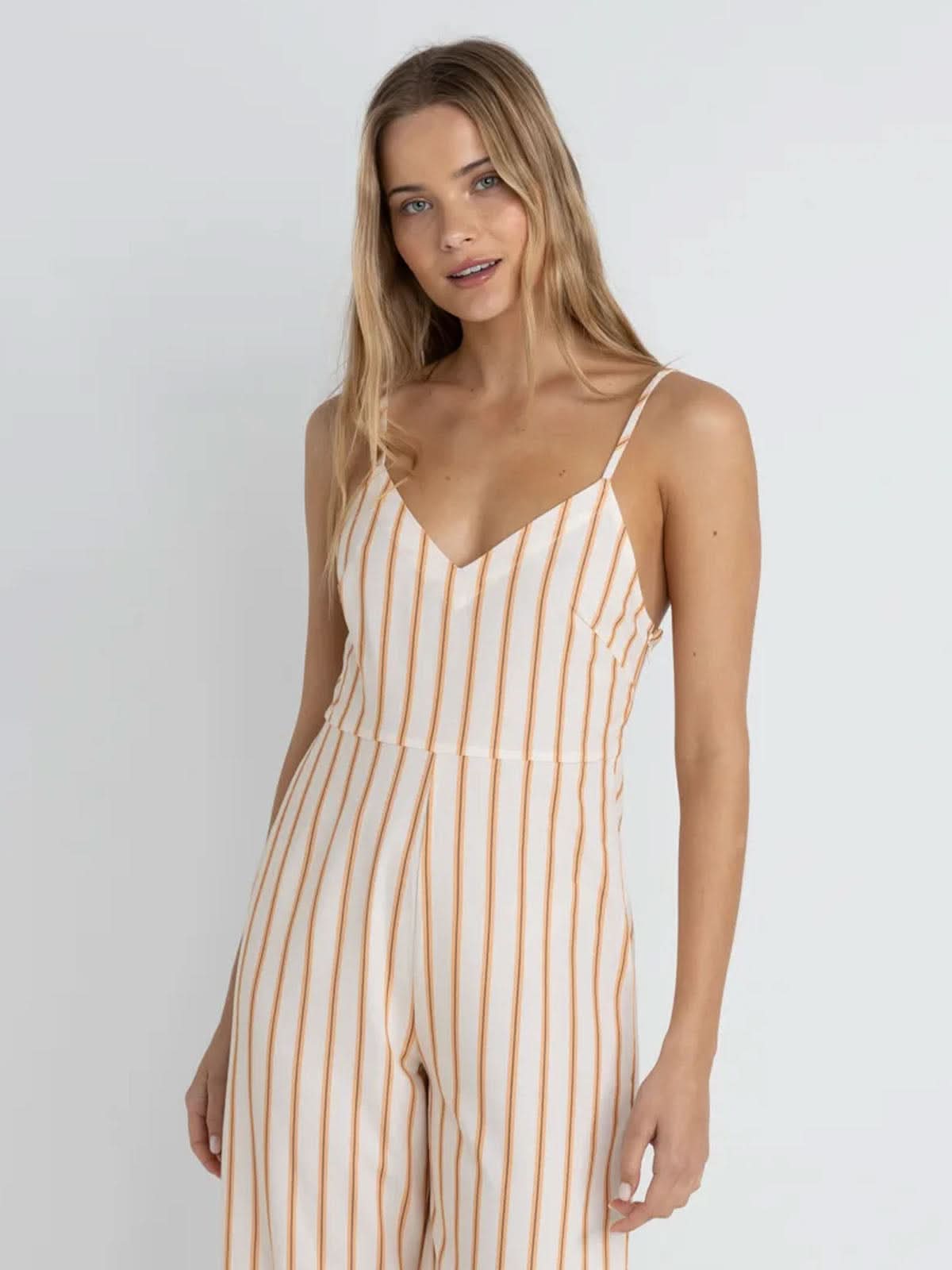 Rhythm Women's Tide Stripe Jumpsuit Natural