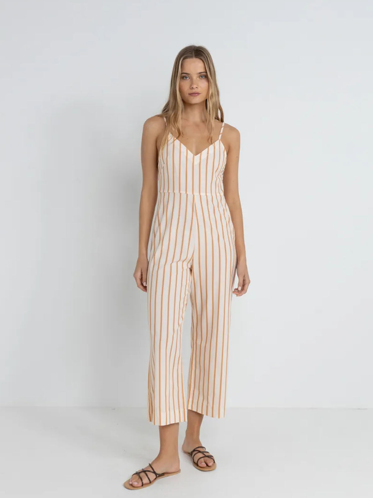 Rhythm Women's Tide Stripe Jumpsuit Natural