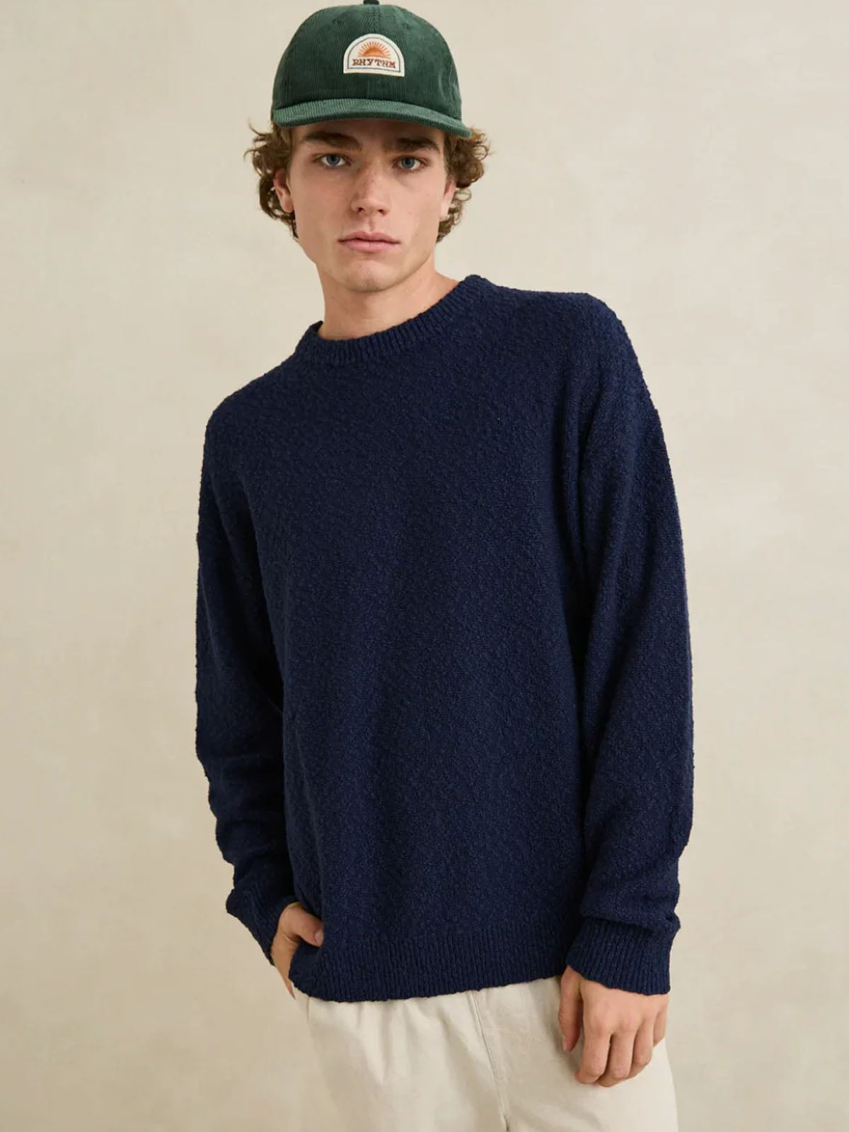 Rhythm Worn Path Knit Navy