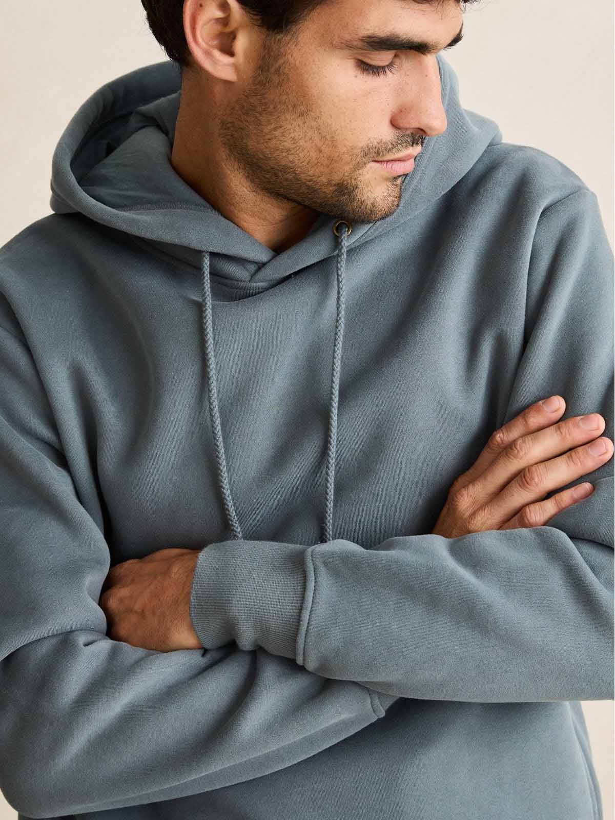 Rhythm Classic Fleece Hood Silver Pine