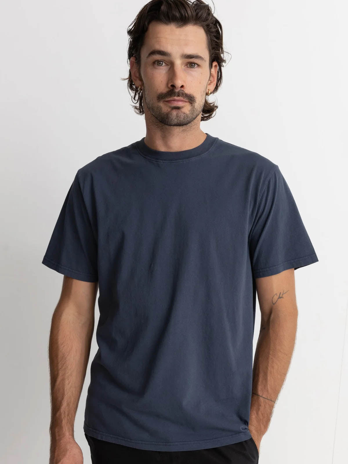 Rhythm Classic Vintage Tee Worn Navy