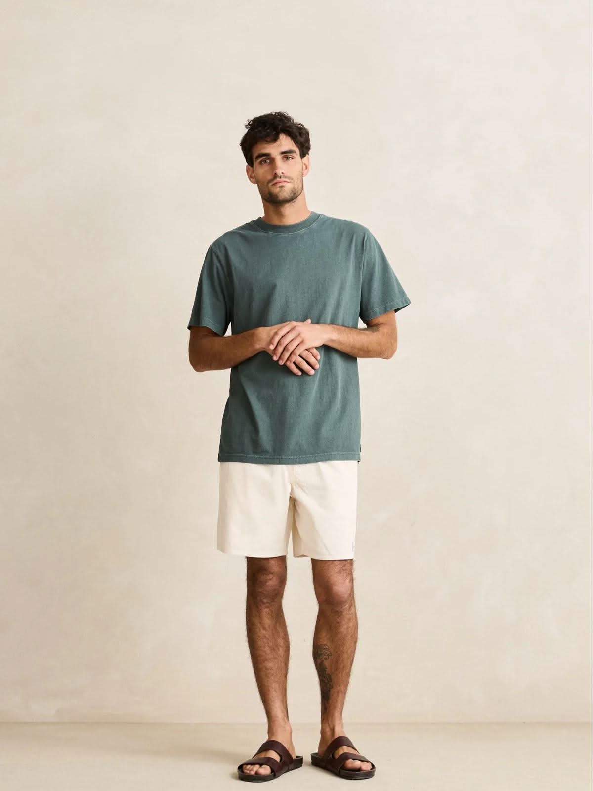 Rhythm Classic Vintage Tee Silver Pine