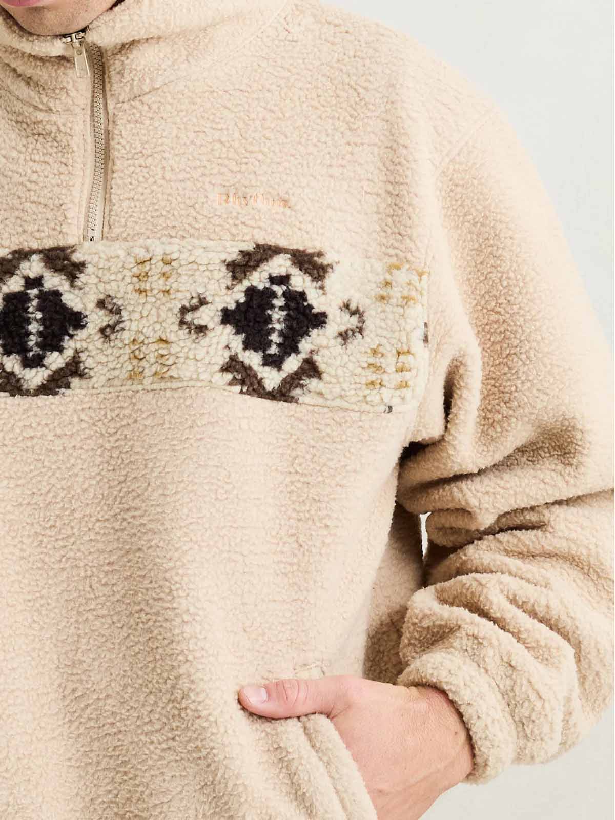 Rhythm Dusty Quarter Zip Natural