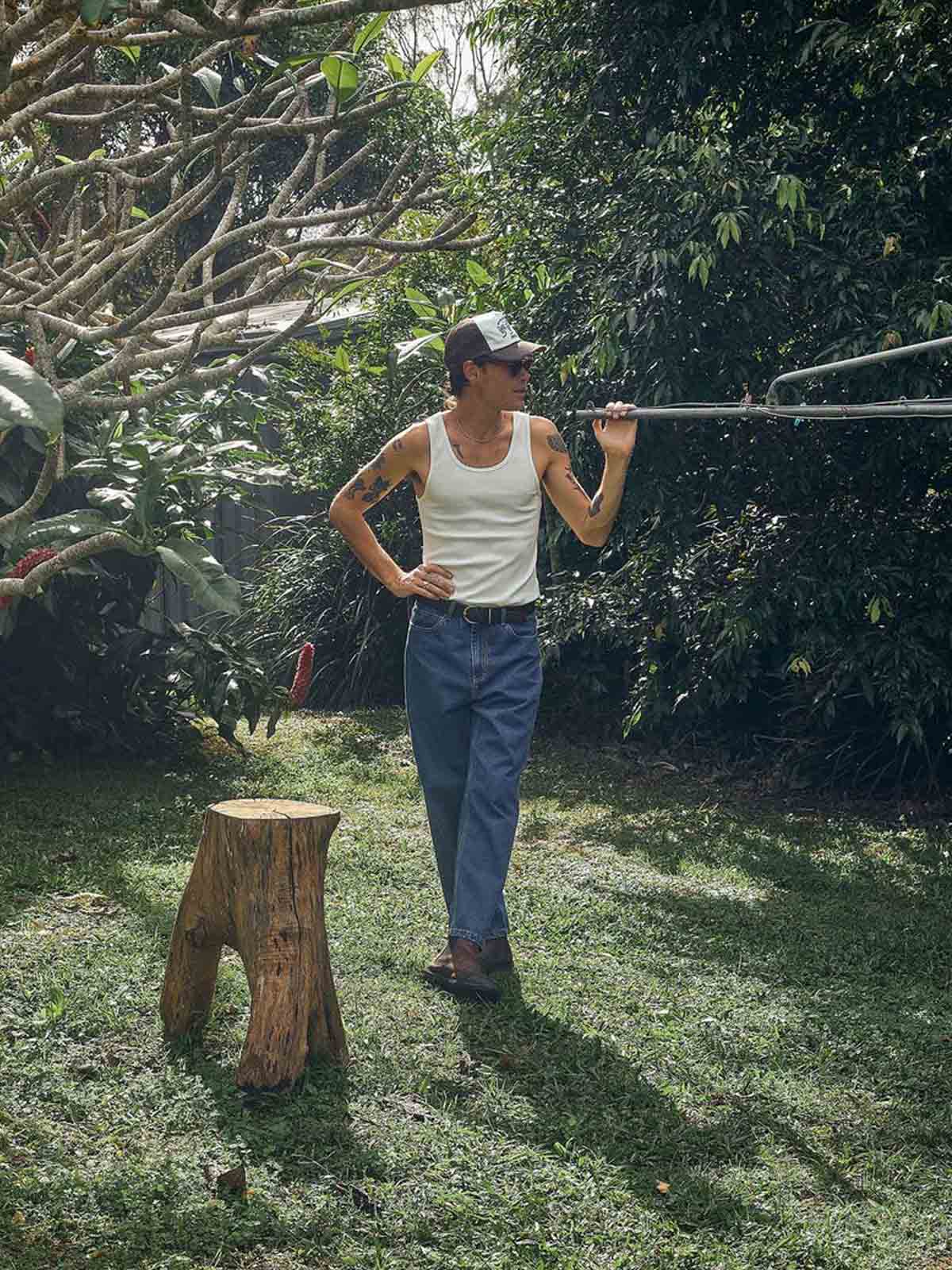 Rhythm Everyday Singlet White