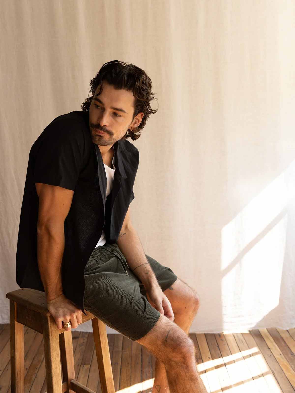 Rhythm Classic Cord Jam Short Olive