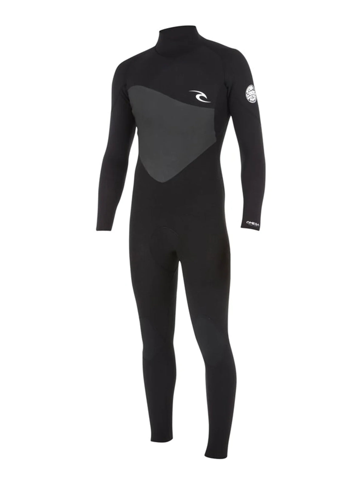 Rip Curl Wetsuit Omega 4-3 GBS Backzip Steamer Black