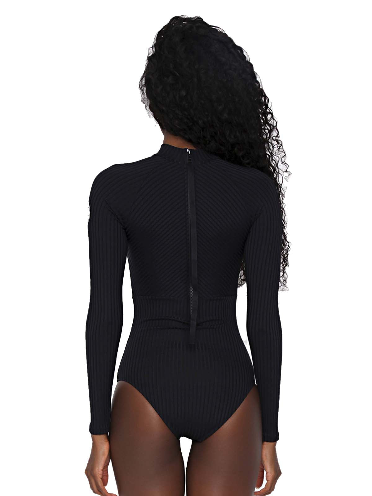 Rip Curl Womens Premium Rash Vest Ls Surf Suit Black