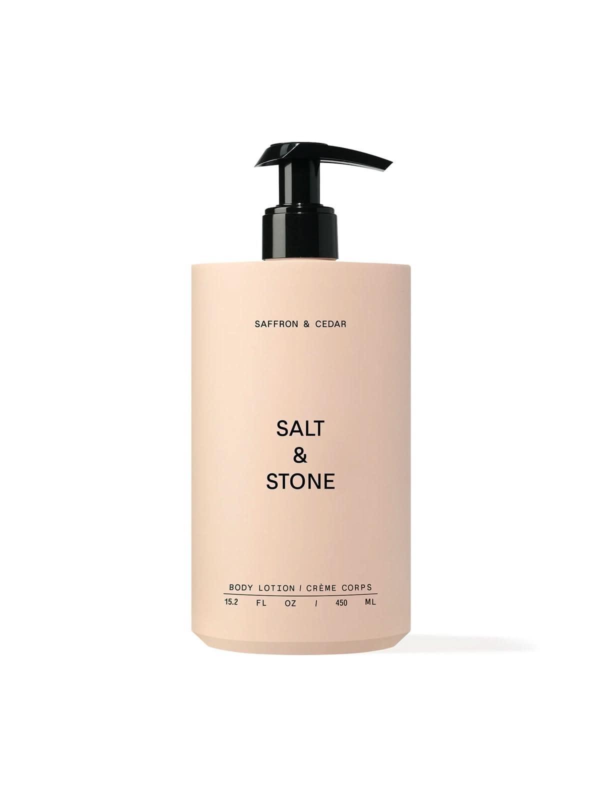 Salt & Stone Body Lotion Saffron & Cedar 450ml