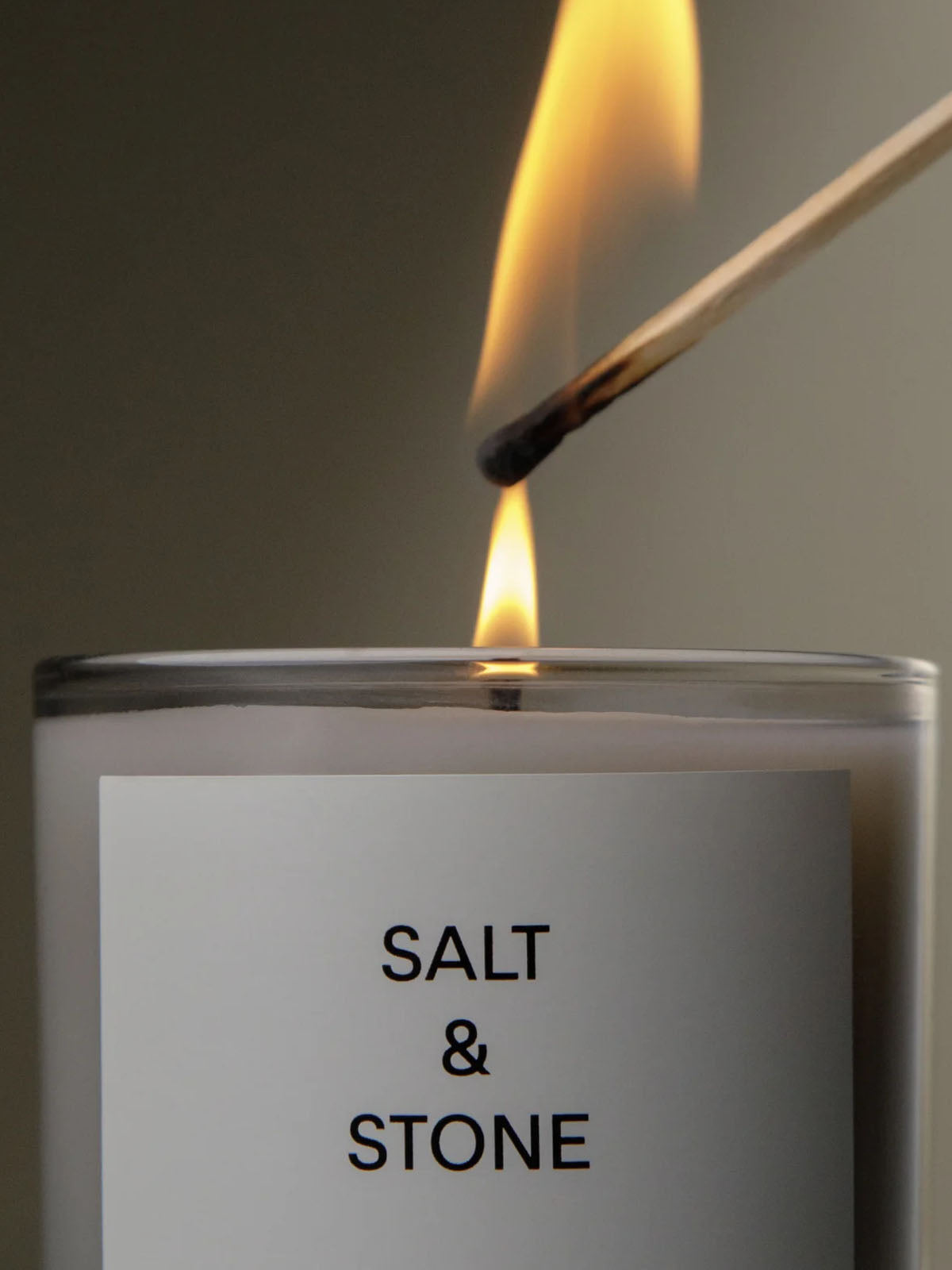 Salt & Stone Candle Fig and Violet