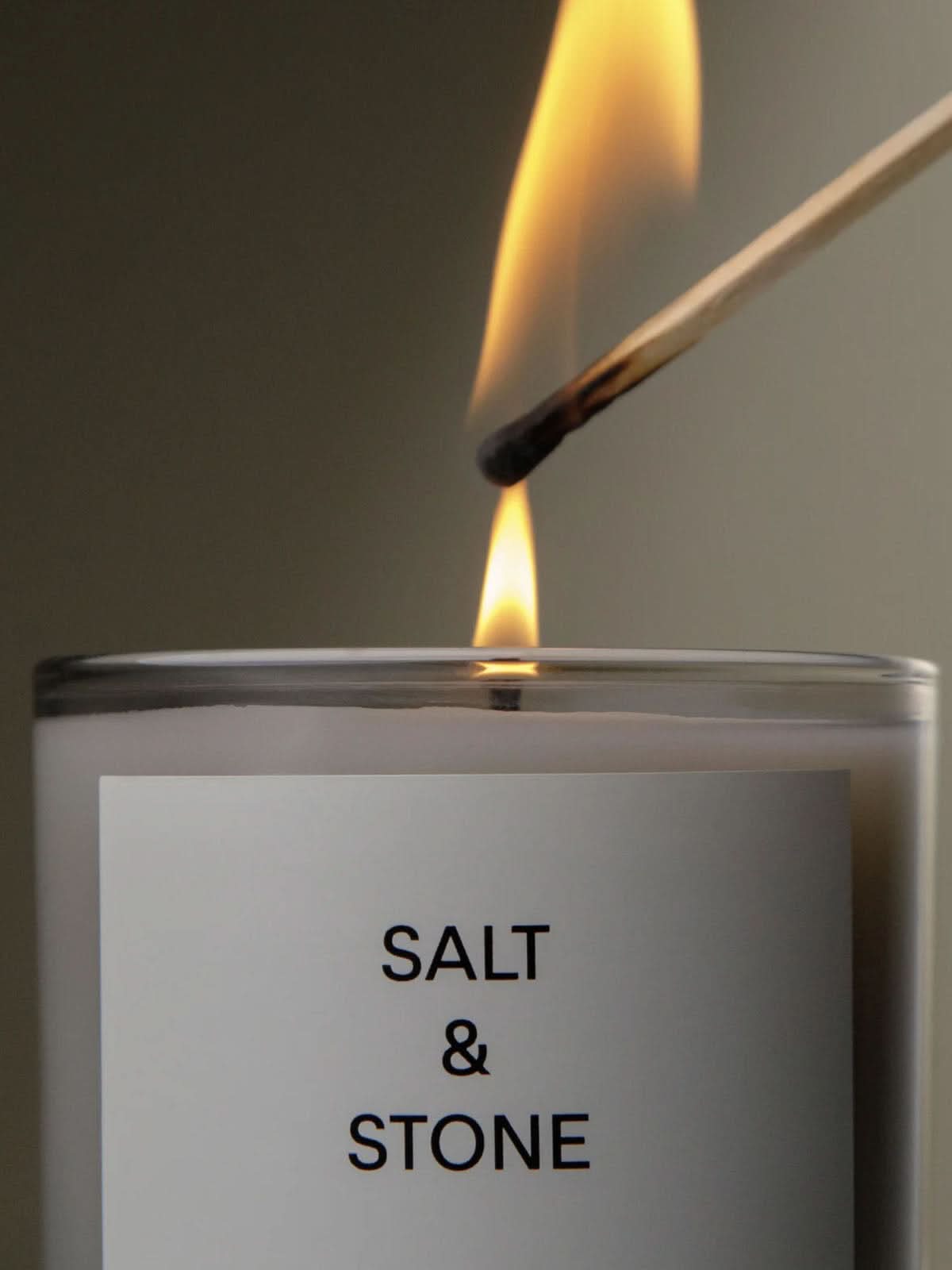 Salt & Stone Candle Fig and Violet