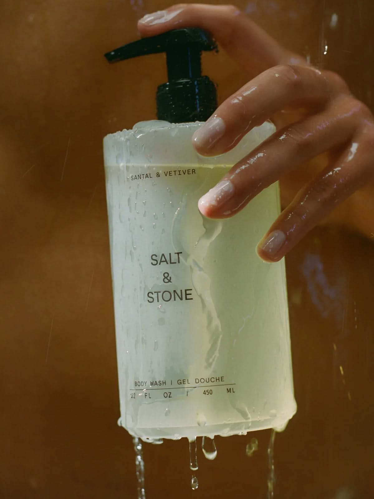 Salt & Stone Body Wash Santal & Vetiver 450ml