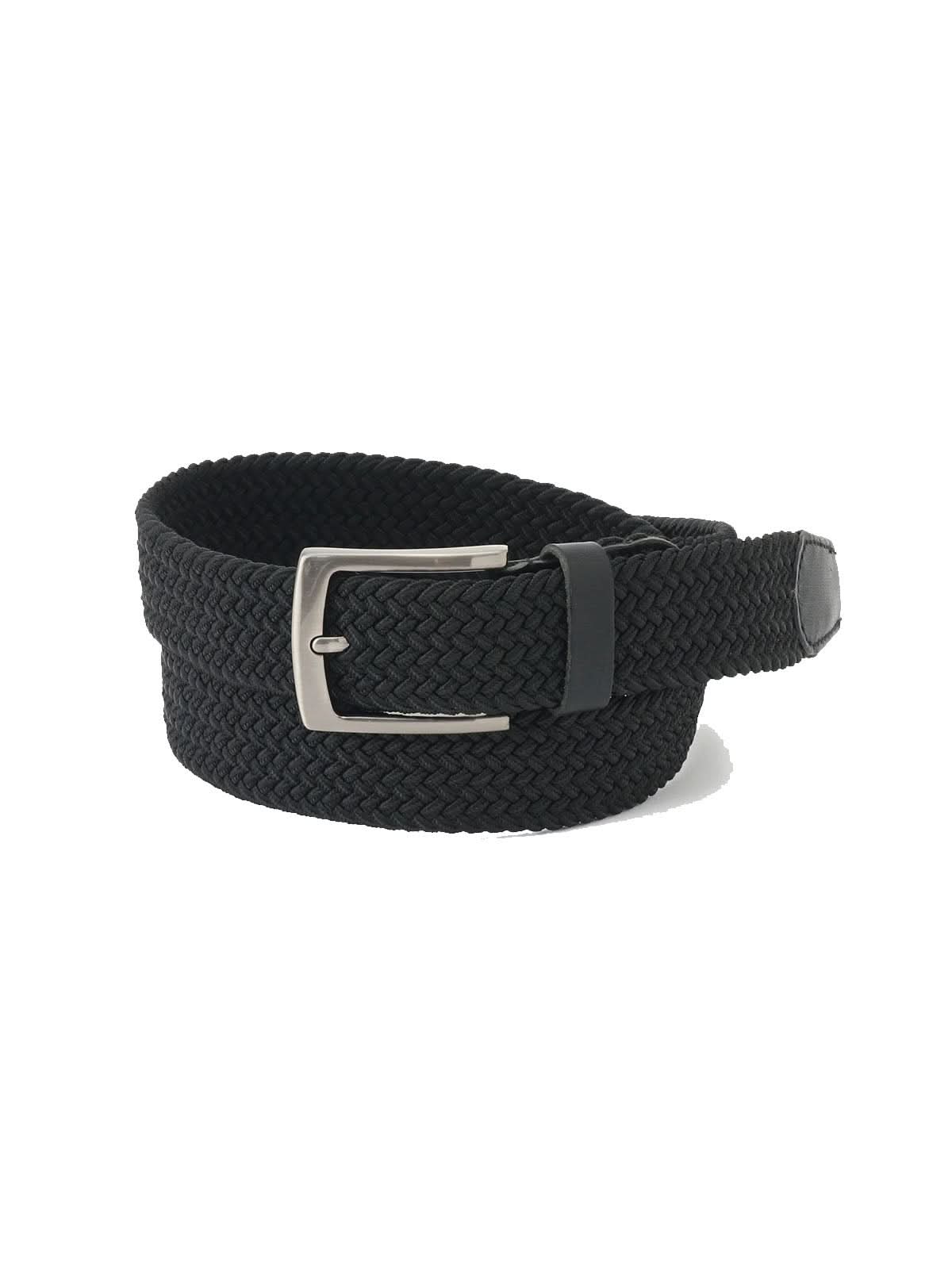 Saturdays NYC Elastic Mesh Belt Black OS
