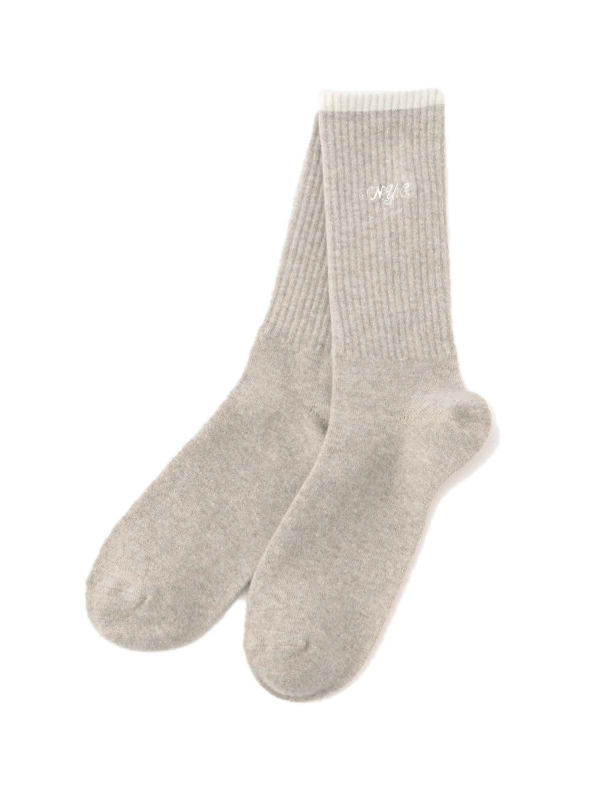 Saturdays NYC Wool Sock Beige OS