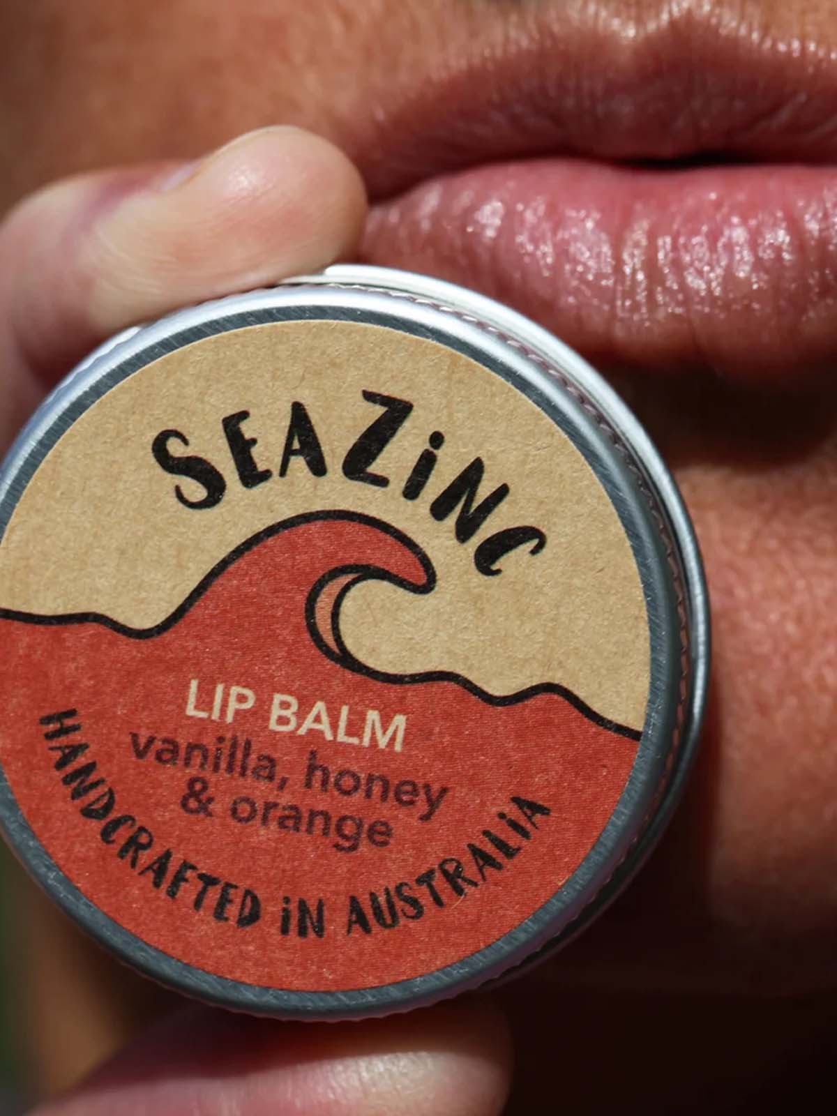 Sea Zinc Lip Balm Vanilla Honey Orange 15G