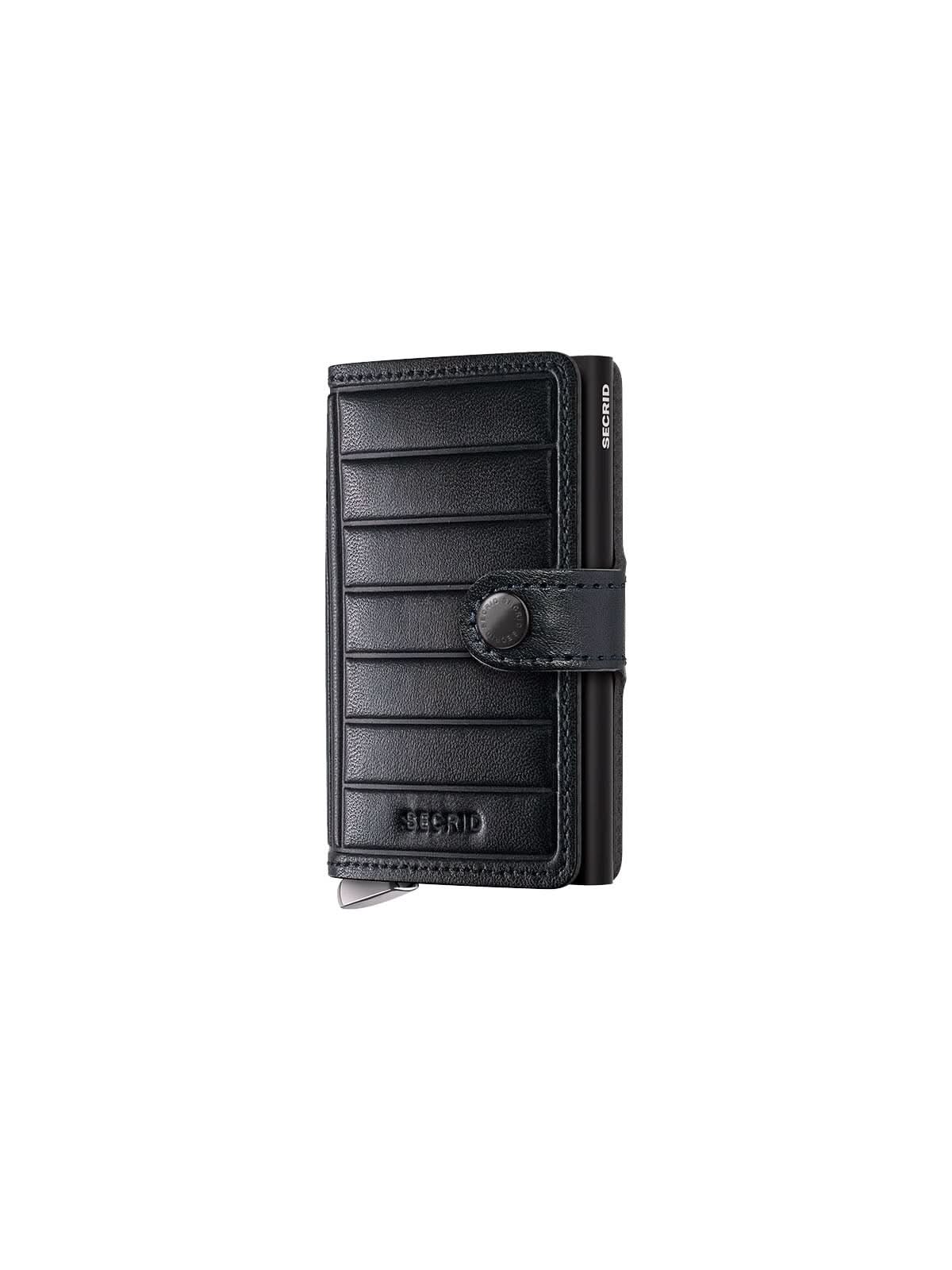 Secrid Premium Miniwallet Emboss Lines Black