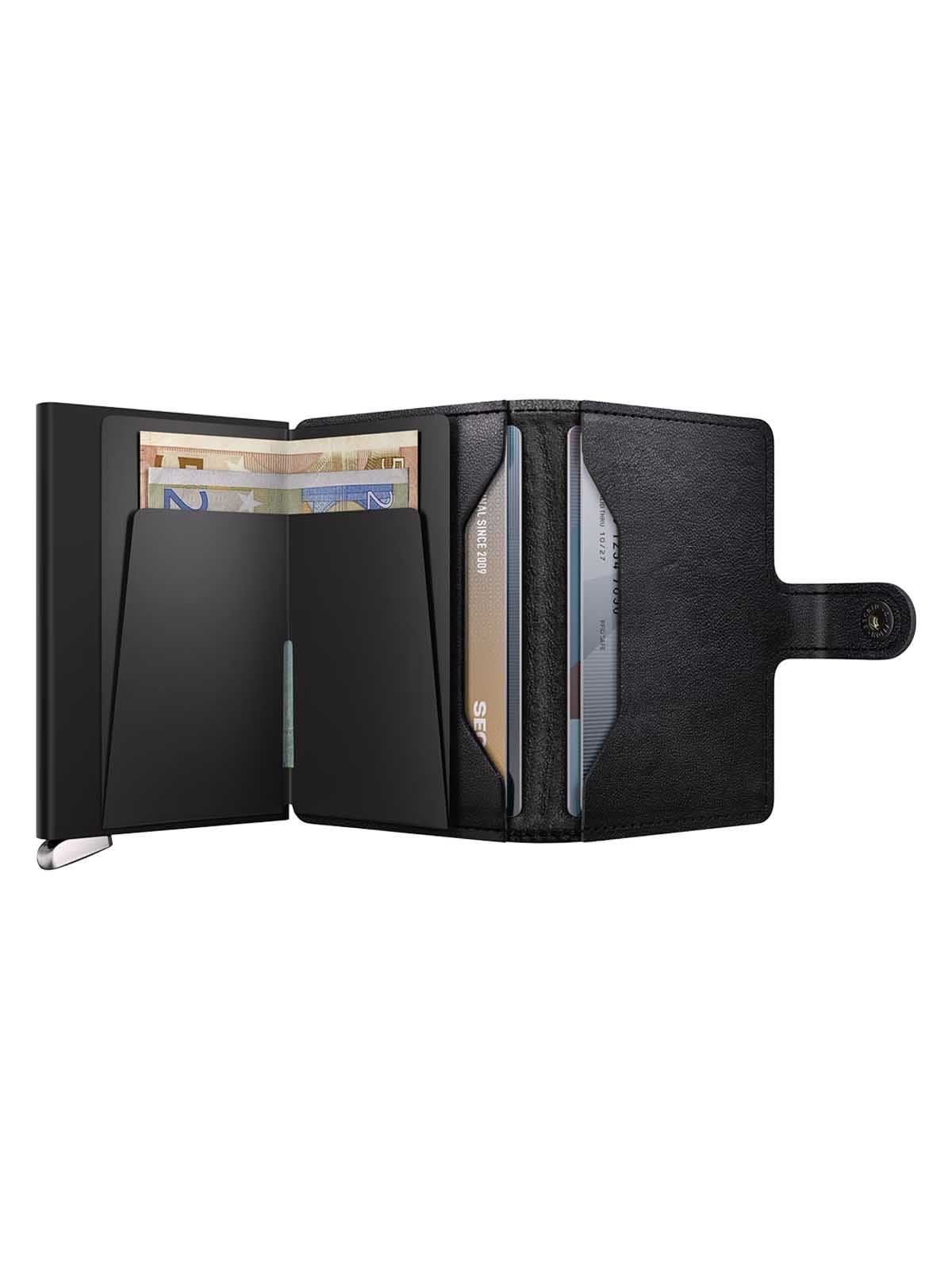 Secrid Premium Miniwallet Emboss Lines Black