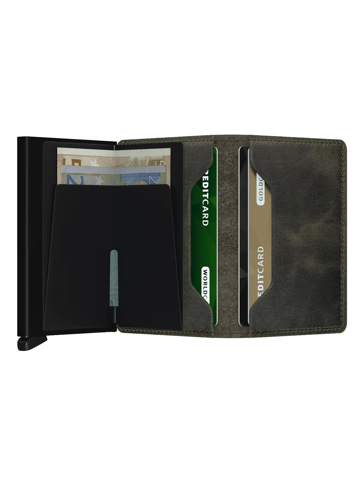 Secrid Slimwallet Vintage Olive-Black