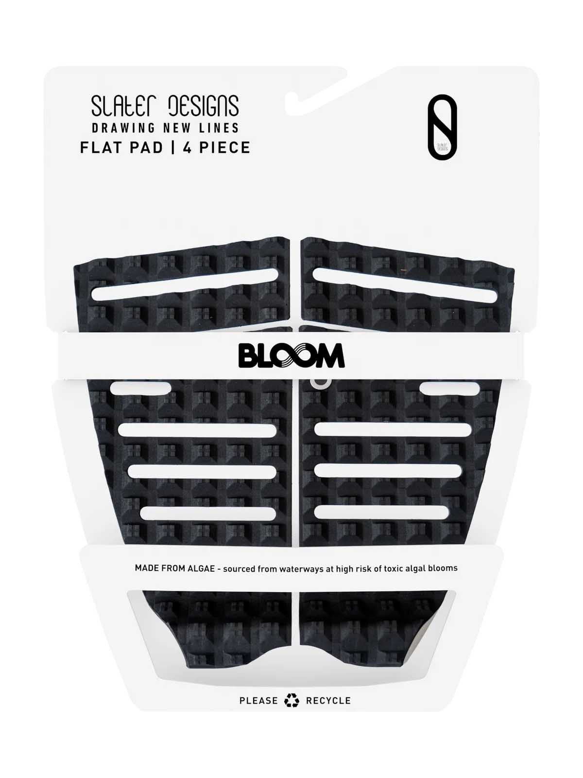Slater Designs 4 Piece Flat Traction Pad Black Grey