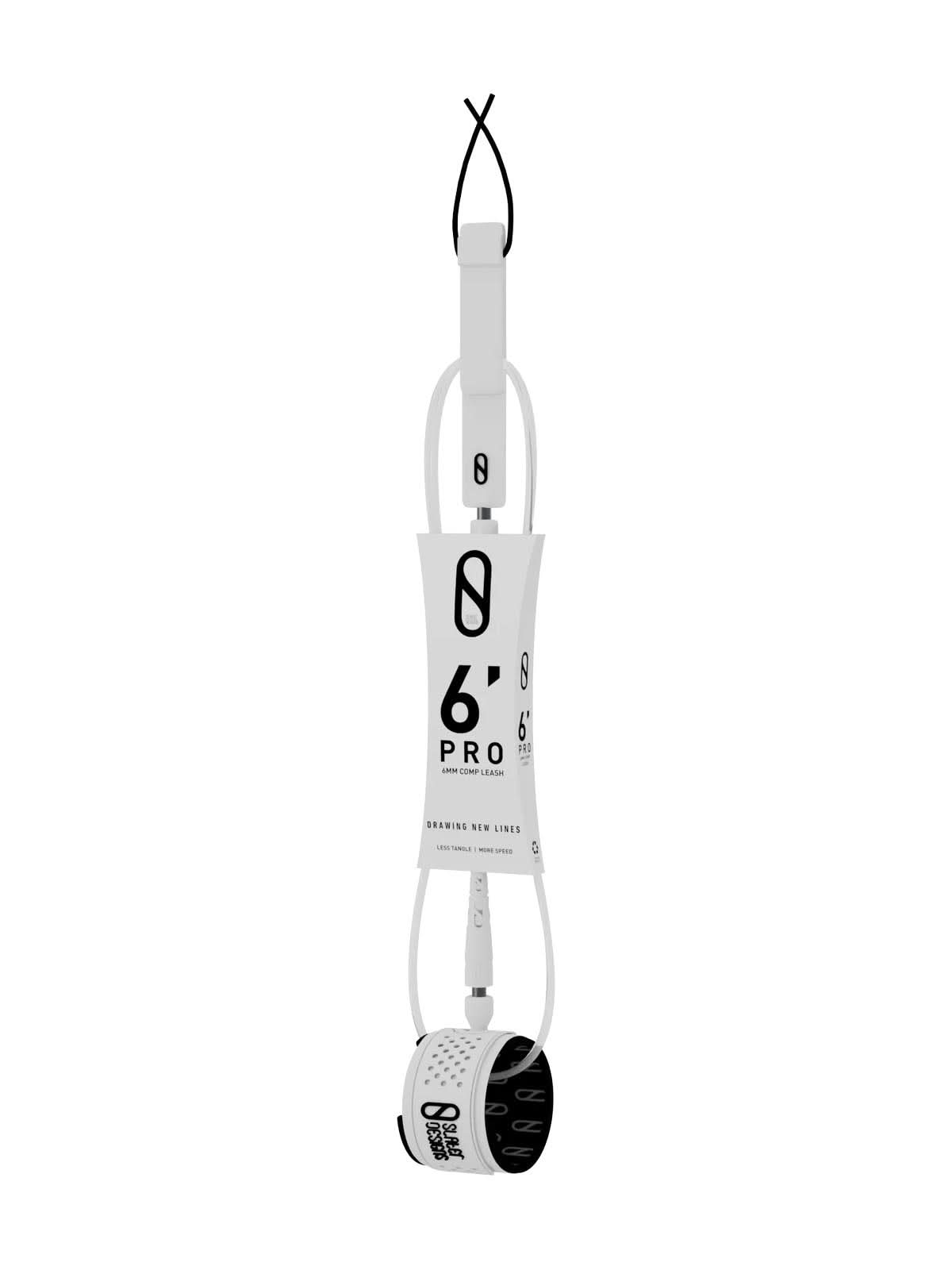 Slater Designs 6'0" Comp Leash Clear