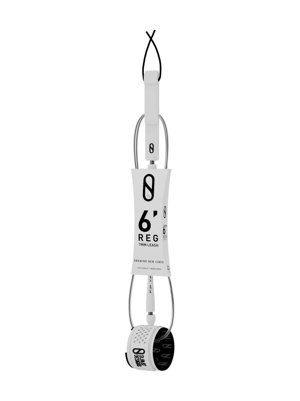 Slater Designs 6'0" Regular Leash Clear