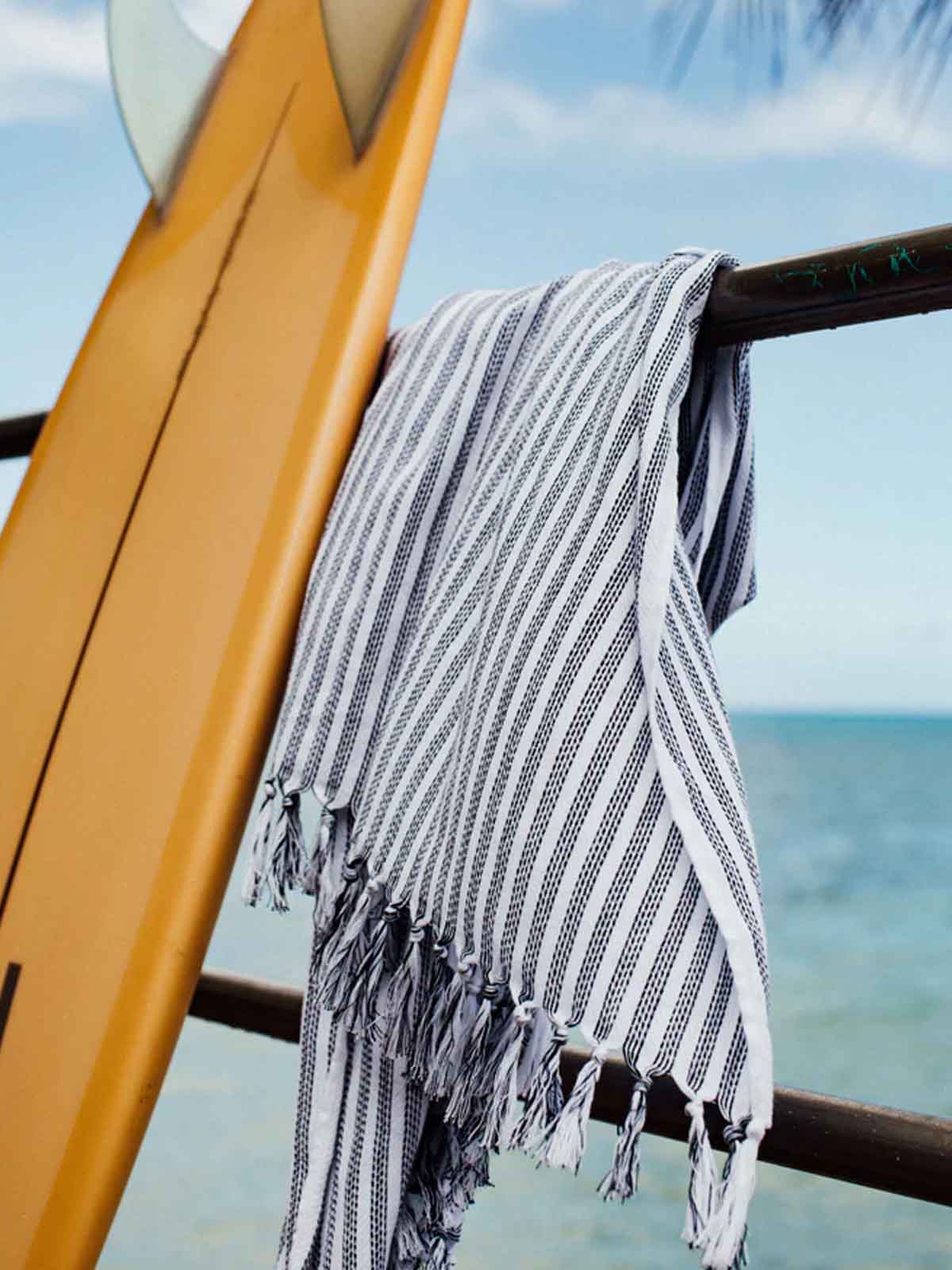 Slowtide Turkish Beach Towel Koko Black